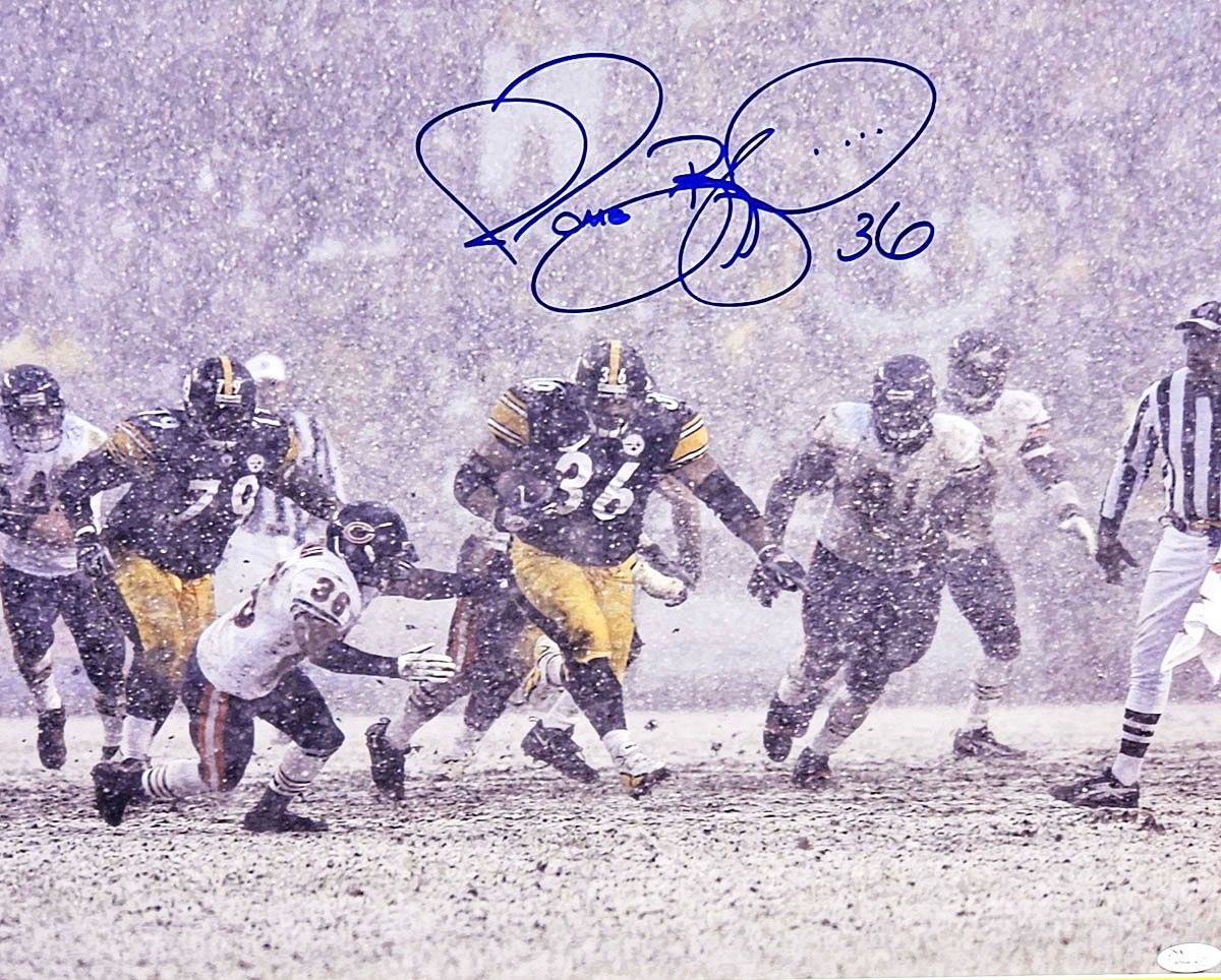 1200x964 Jerome Bettis Autographed Pittsburgh Steelers 16x20 Photo Framed