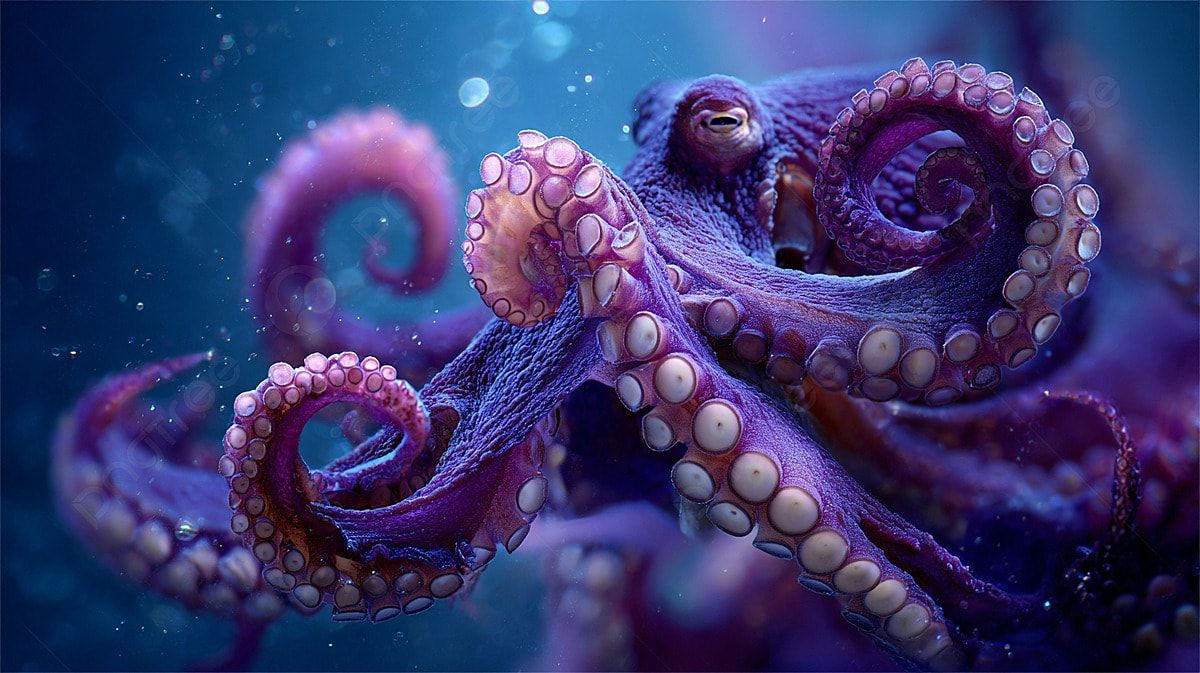 1200x673 Octopus Tentacles In Dark Ocean Water, Cthulhu, Water, Vector Background Image And Wallpaper for Free Download