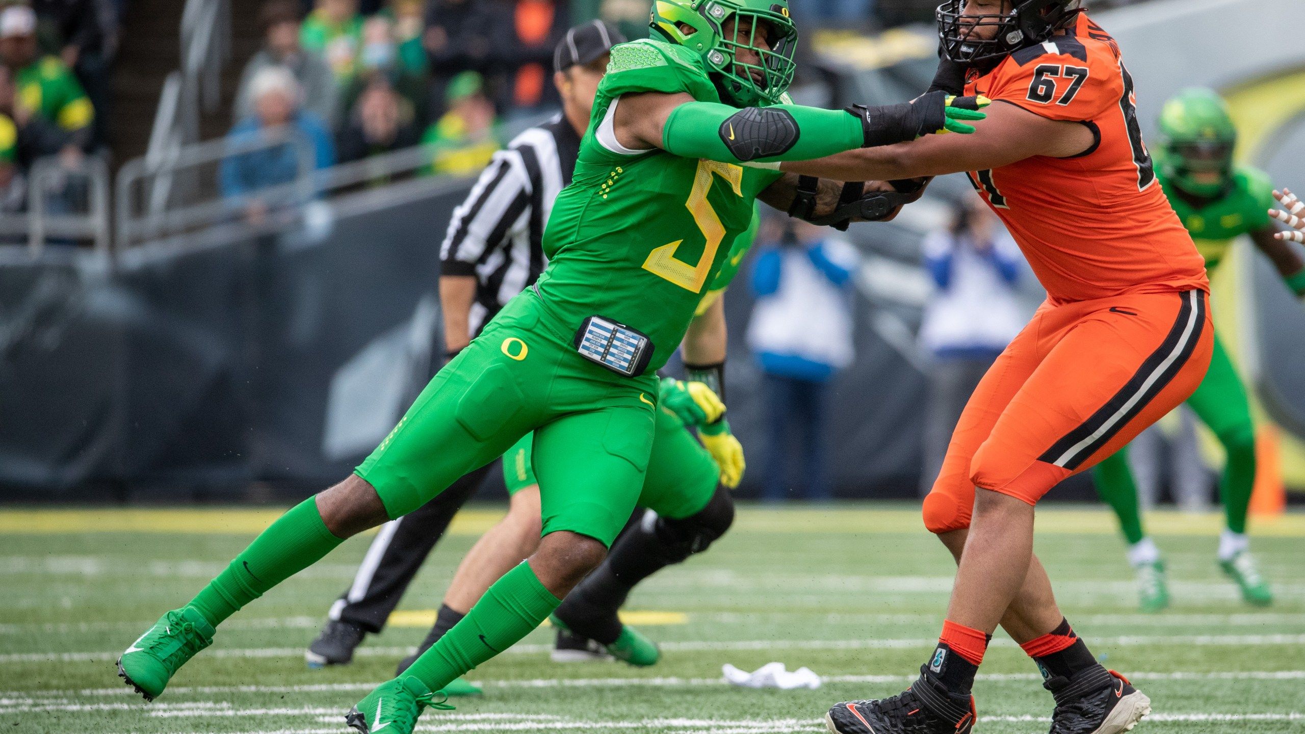 2560x1440 NFL Draft: Former Oregon Duck Kayvon Thibodeaux drafted 5th overall by New York Giants
