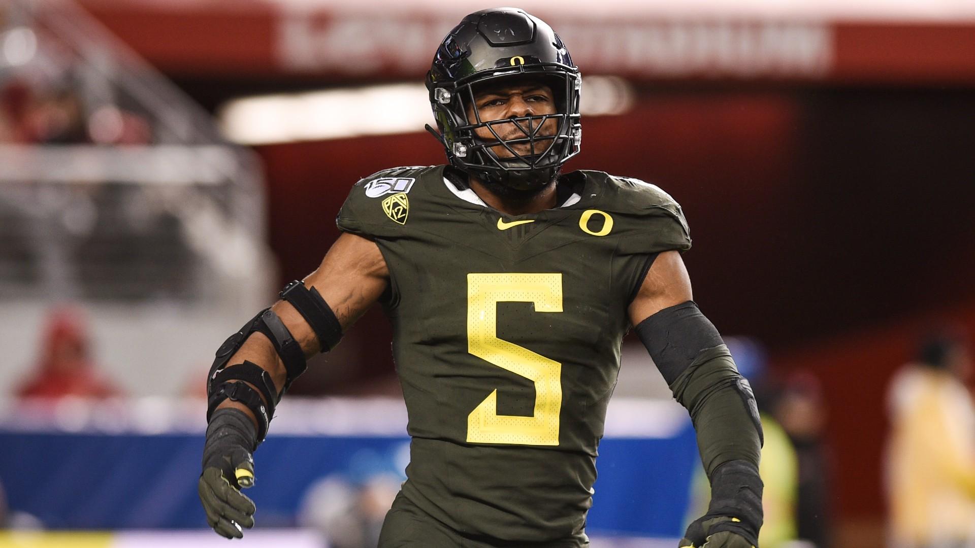 1920x1080 Kayvon Thibodeaux injury update: Oregon defensive end out for rest of Fresno State game