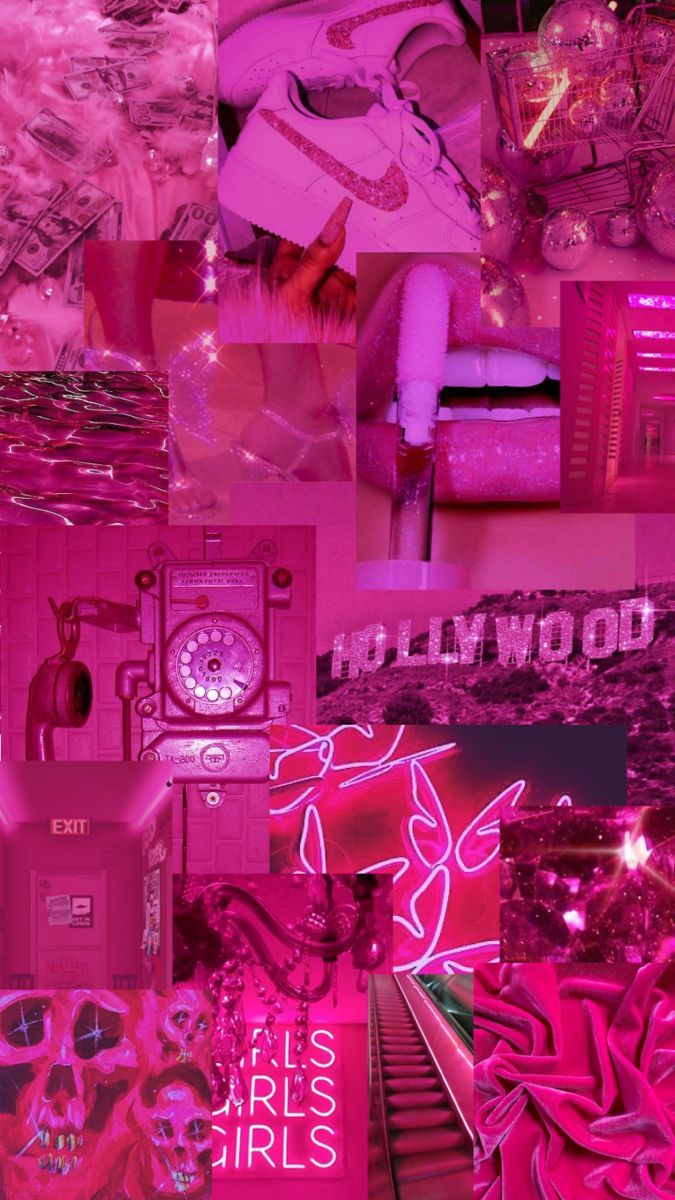 675x1200 Hot Pink Aesthetic Wallpaper