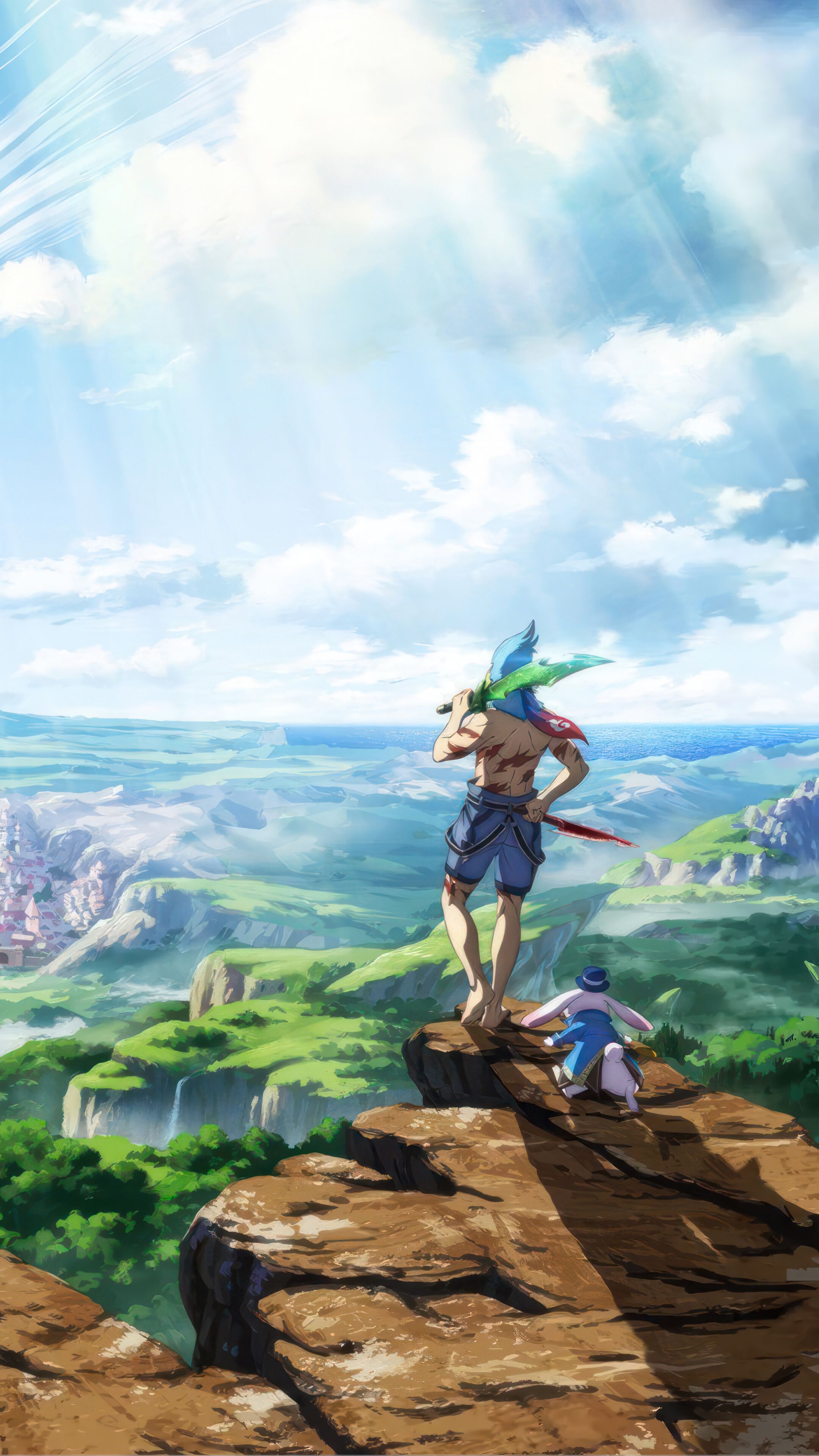 2160x3840 Shangri La Frontier Anime Wallpaper 4K HD PC N