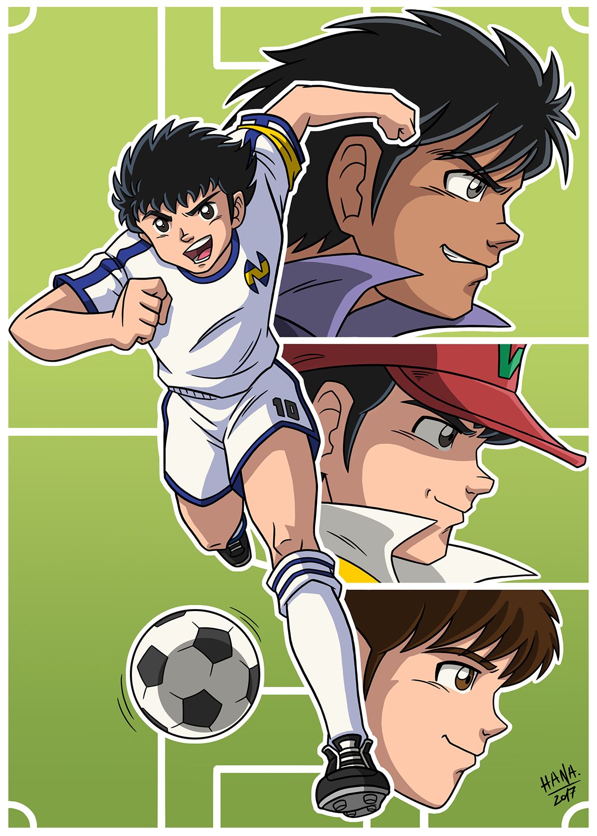 1200x1680 Captain Tsubasa - Behance
