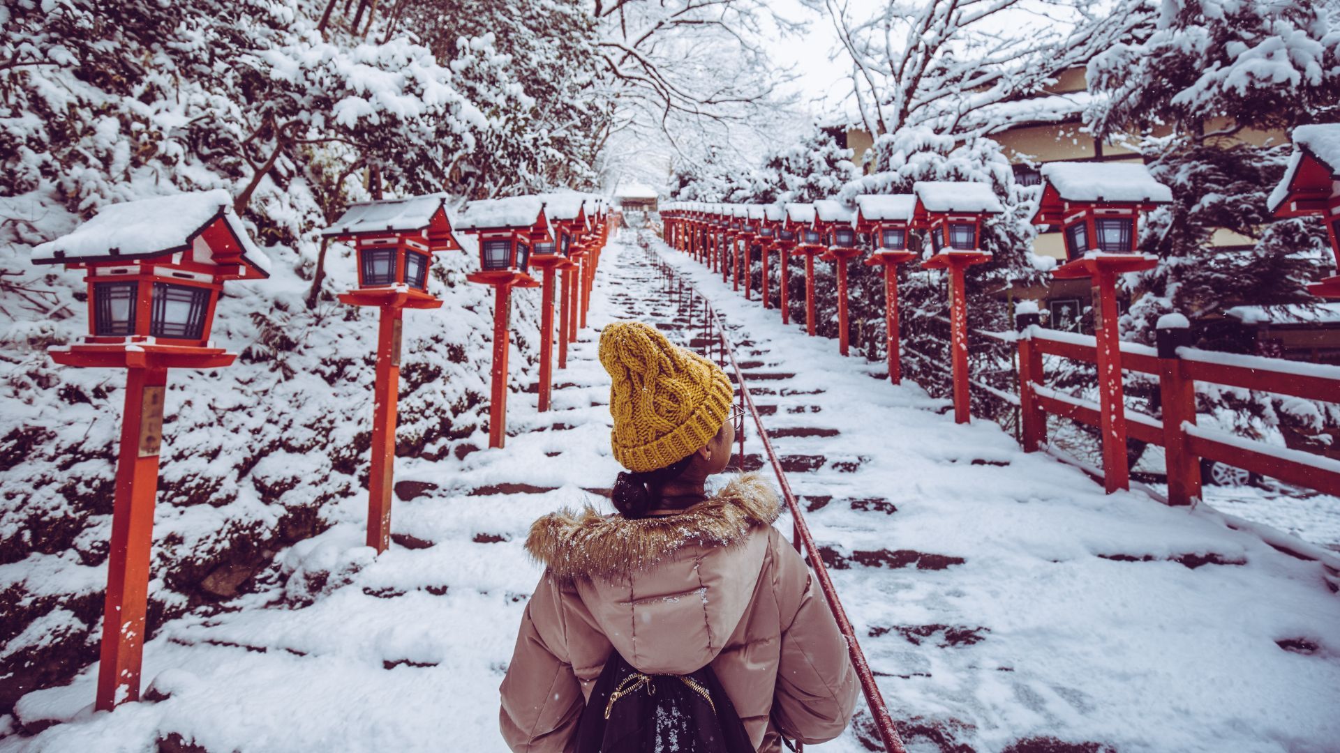 1920x1080 Beautiful Winter Landscapes in Japan