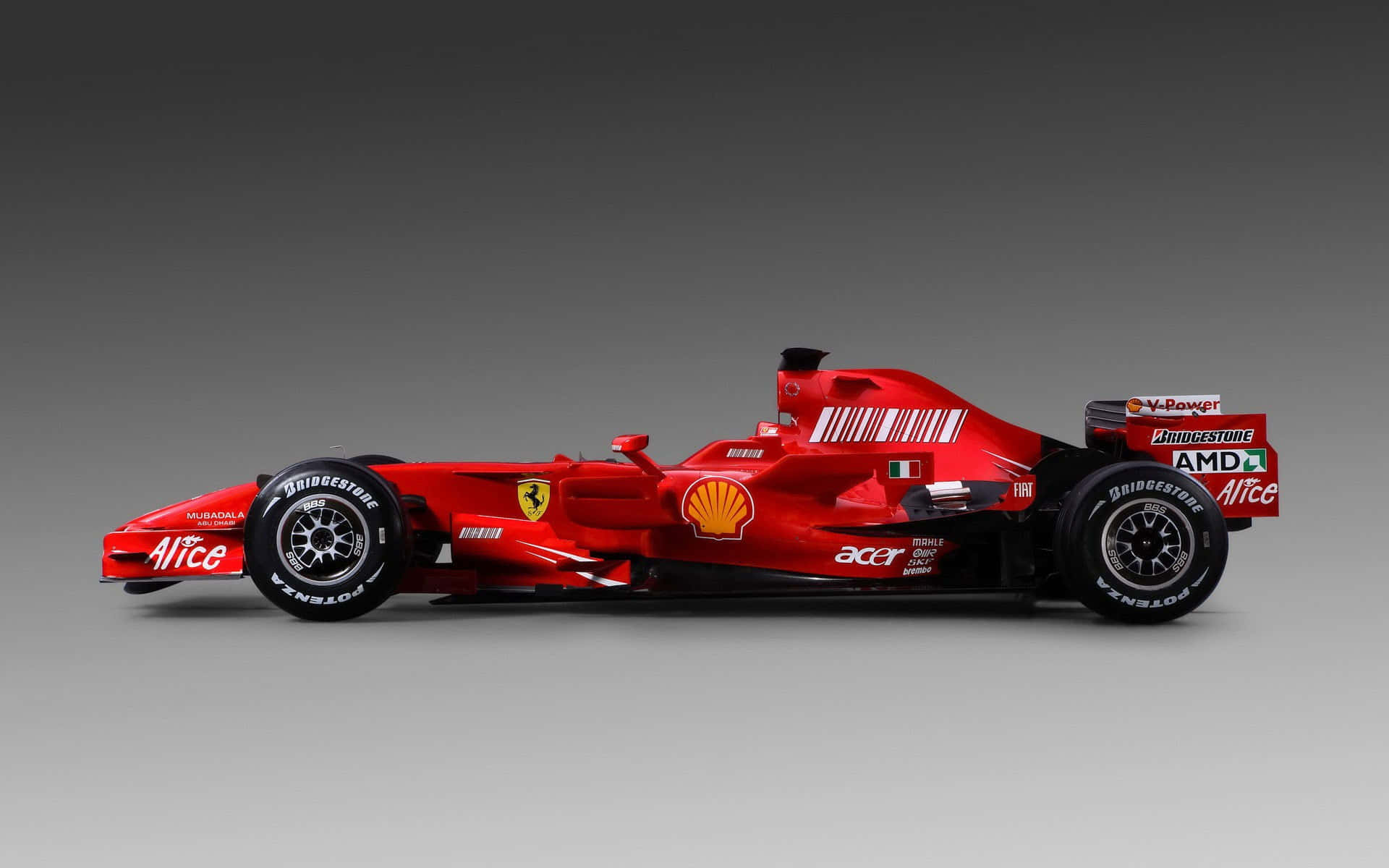 1920x1200 Download Ferrari Formula 1 Car on the Starting Line Wallpaper