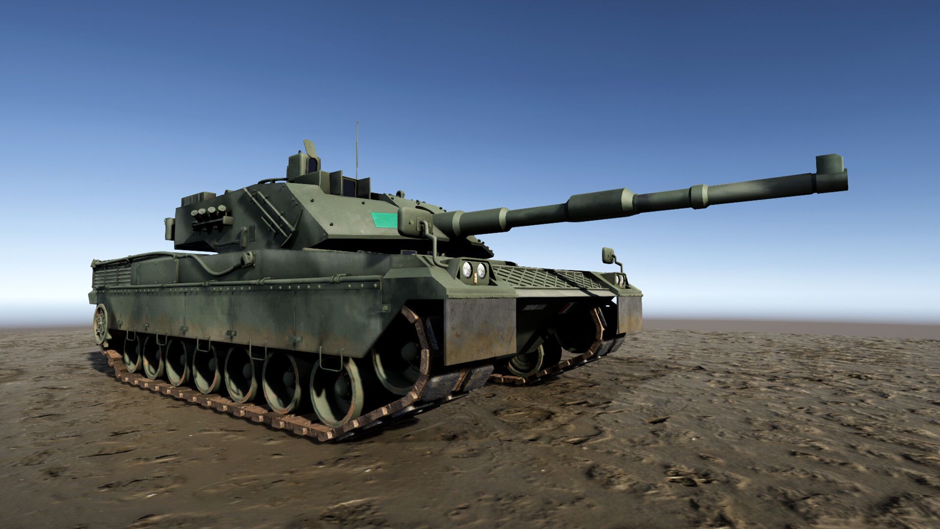 1920x1080 Jordan Cameron Ariete Main Battle Tank (Textured)