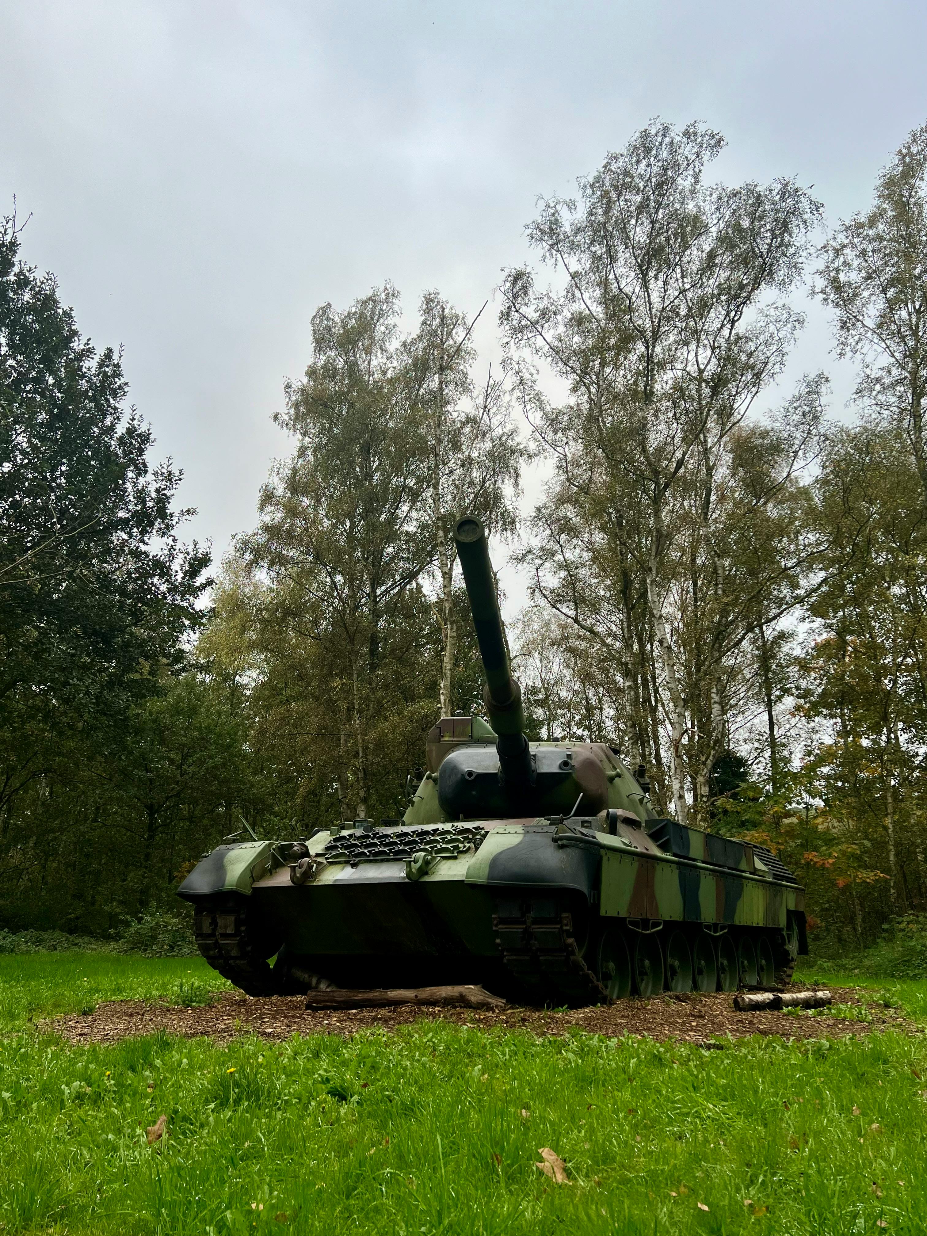 3024x4032 Military Tank in Forested Landscape · Free