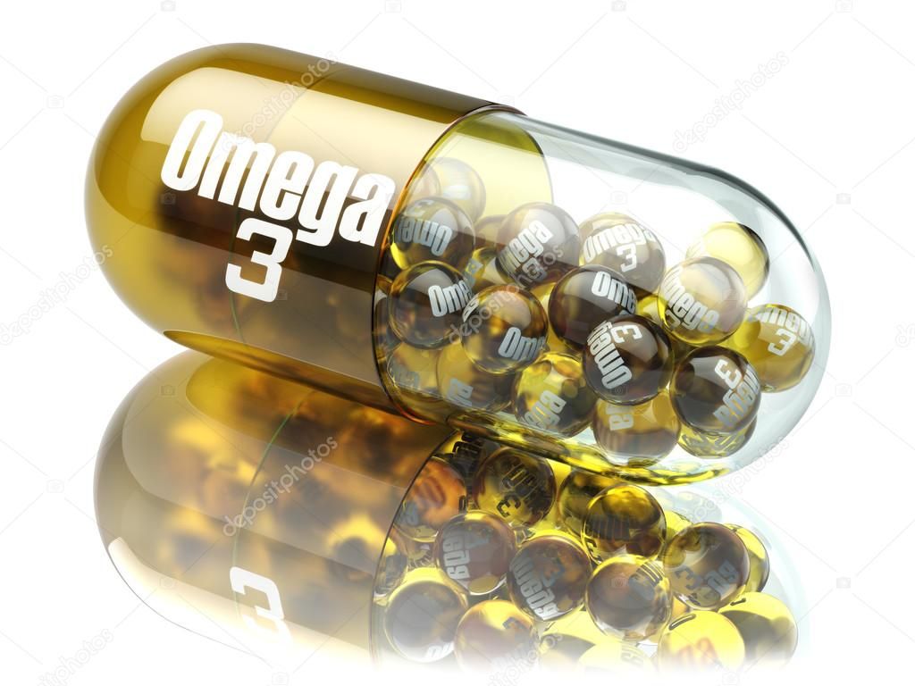 1024x768 Pill with Omega 3 element. Dietary supplements. Vitamin capsule