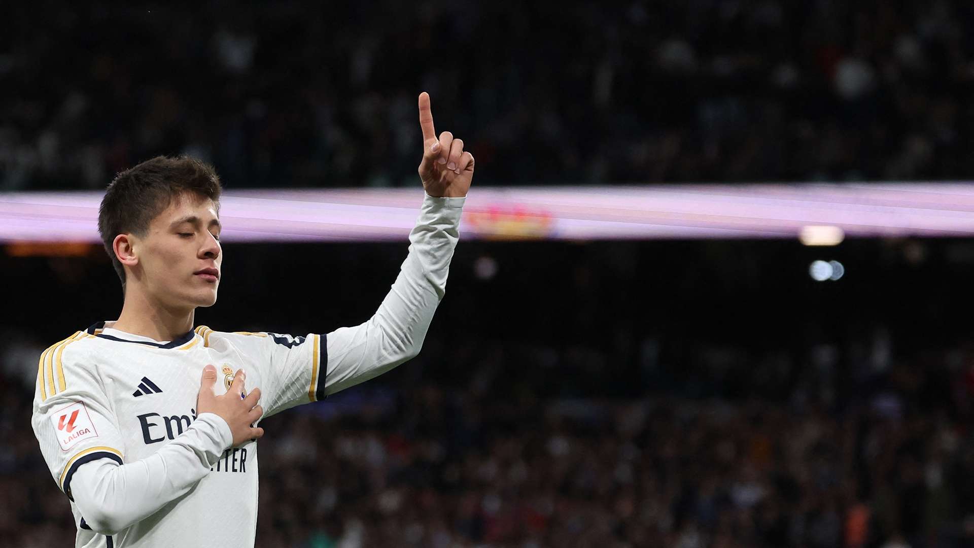 1920x1080 VIDEO: Arda Guler has finally arrived at Real Madrid! Turkish wonderkid scores brilliant goal in Celta Vigo rout as he opens his account for La Liga leaders following injury nightmare