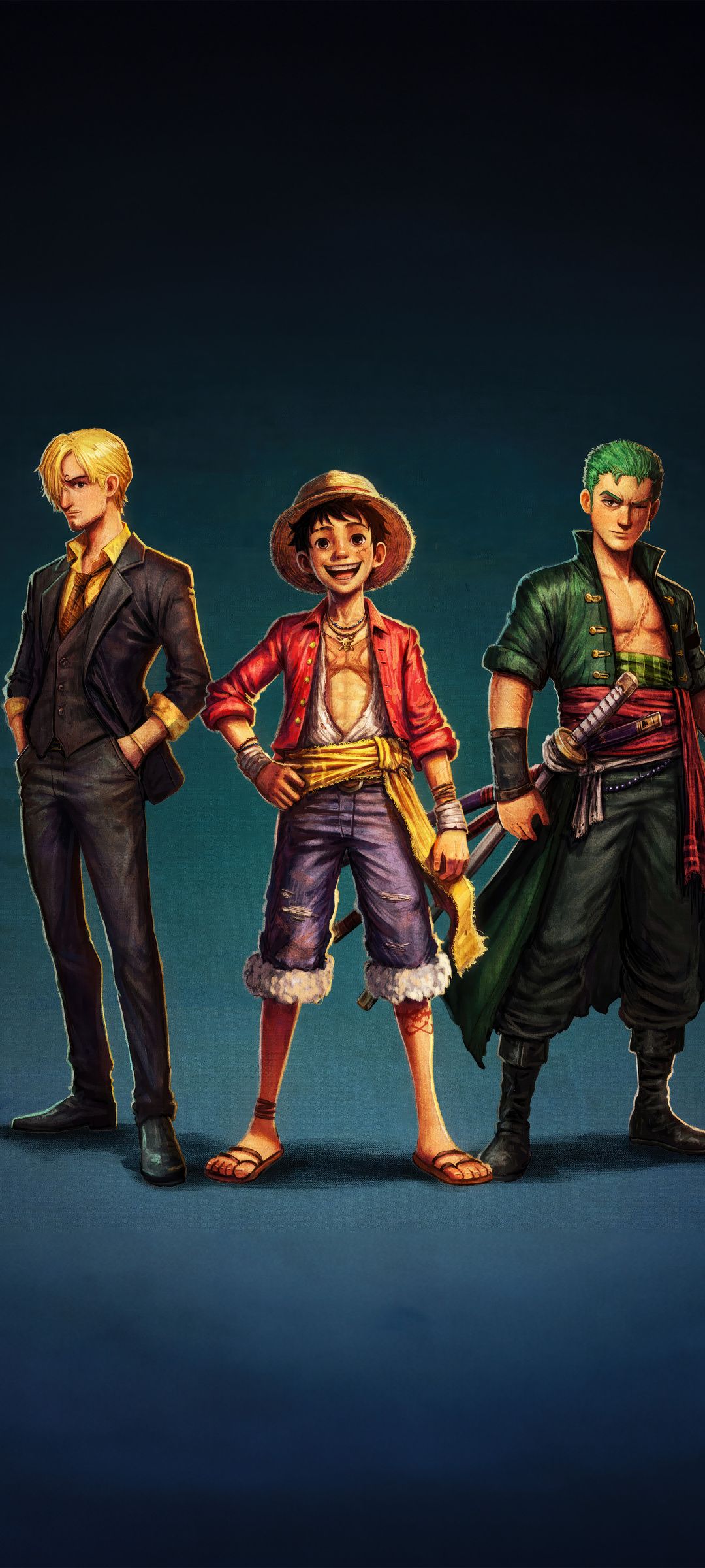 1080x2400 Monkey D Luffy Zoro And Sanji One Piece Google Pixel 7 , HD 4k Wallpaper, Image, Background, Photos and Picture