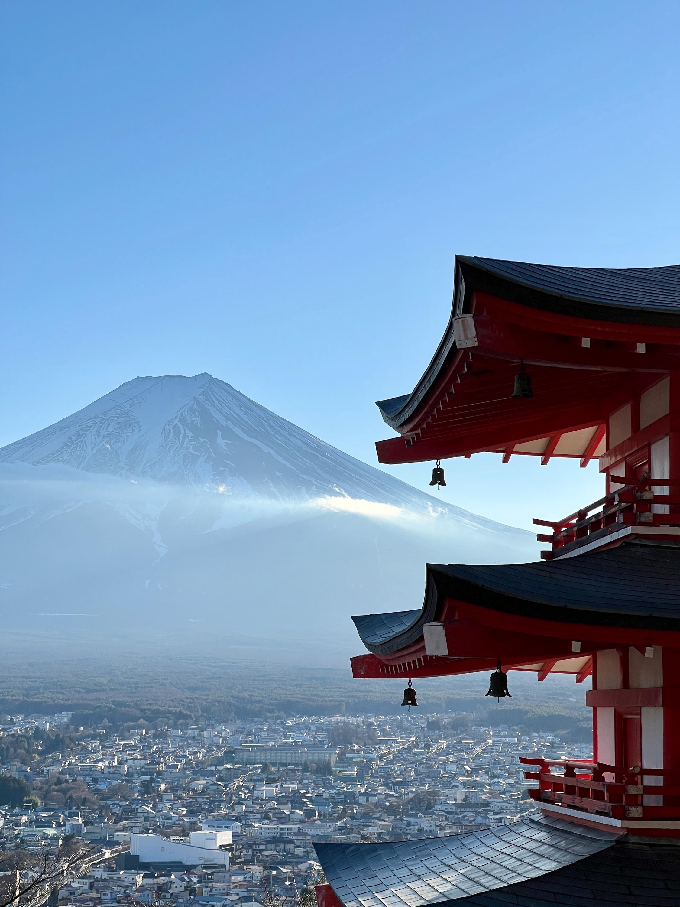 2250x3000 Chureito Pagoda Japan Digital Download. Mt Fuji Printable Wall Art. Japanese Landscape Photography