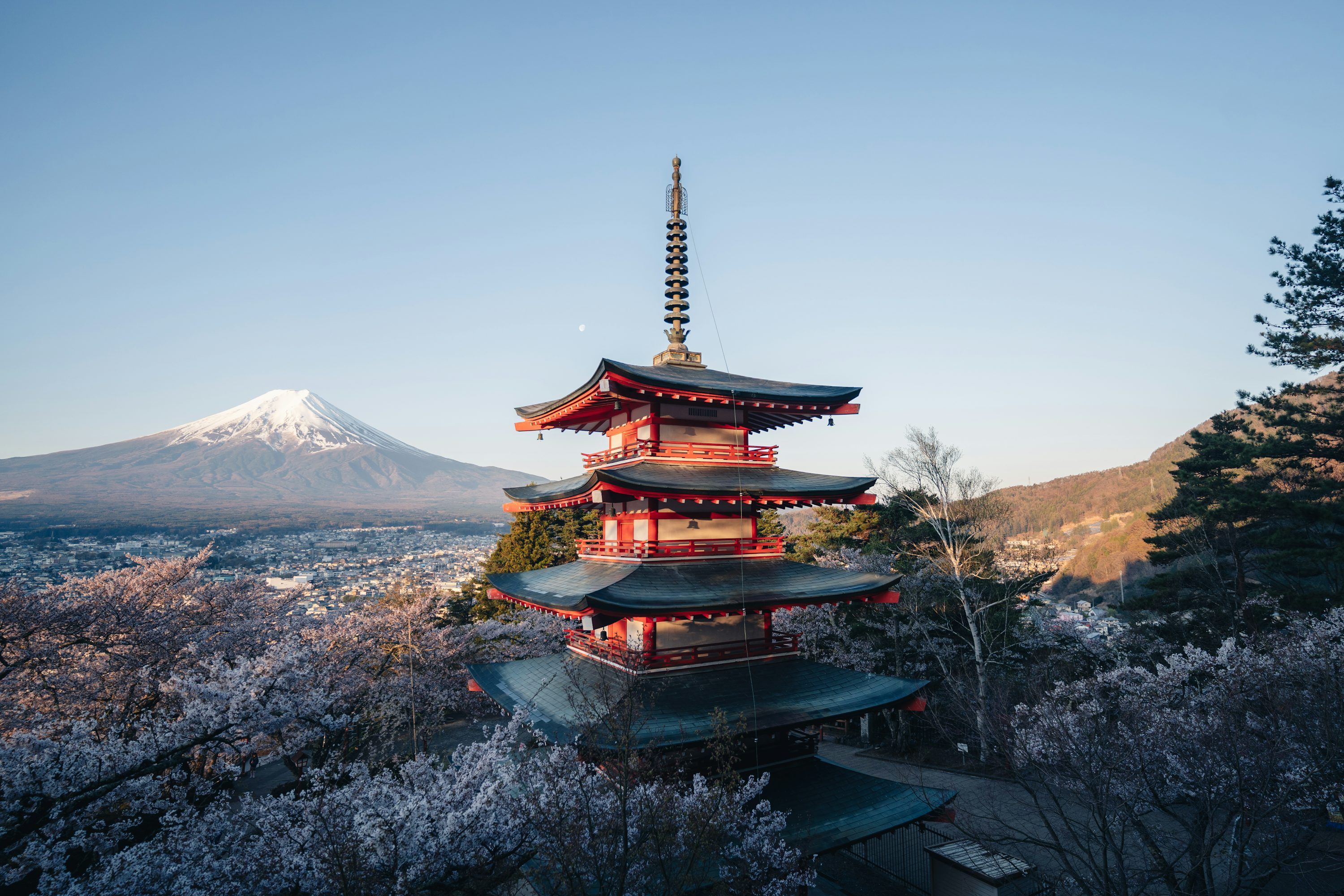 3000x2000 Chureito Pagoda Picture. Download Free Image