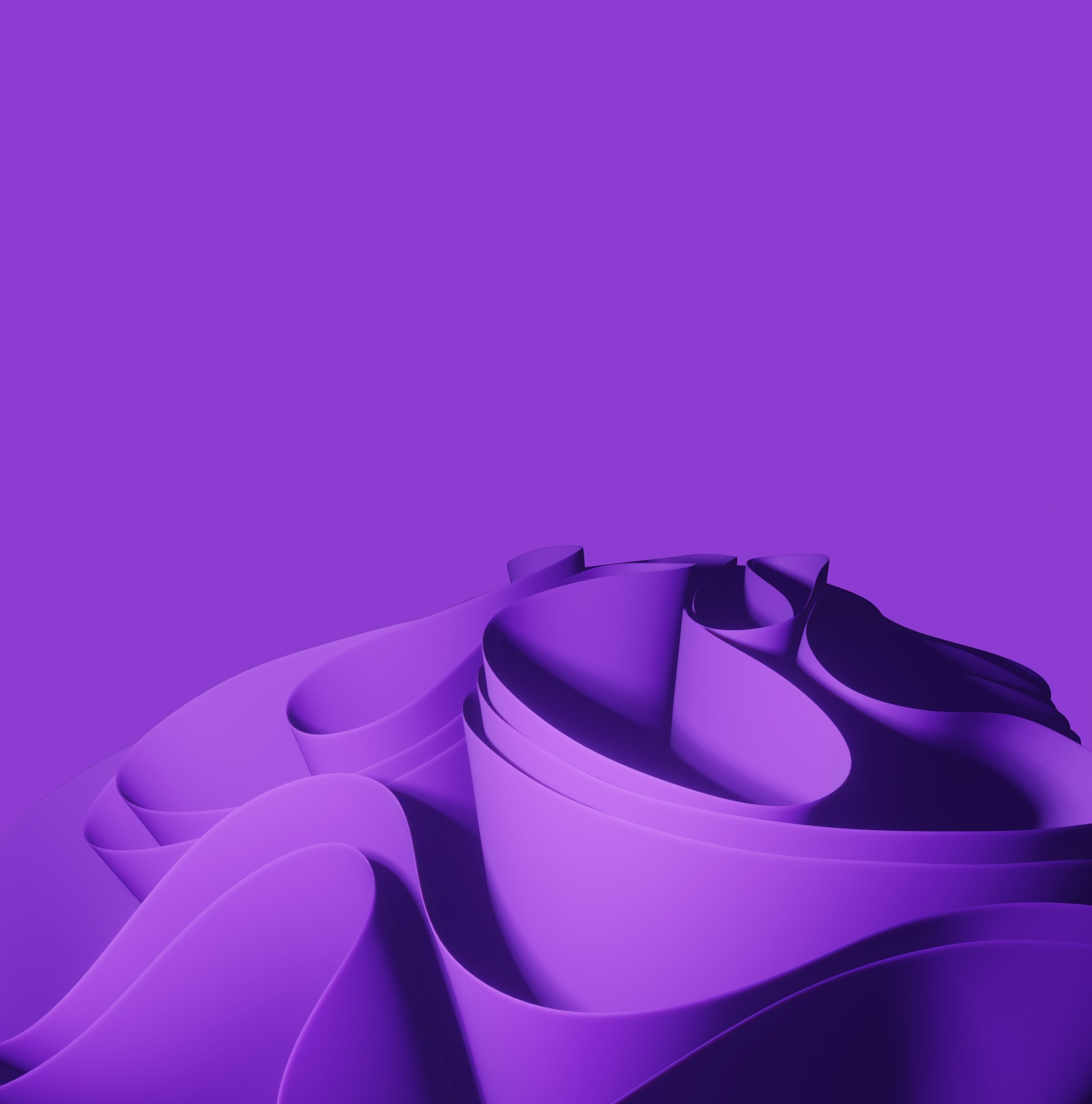 2500x2528 Windows 11 Inspired Wallpaper In Purple
