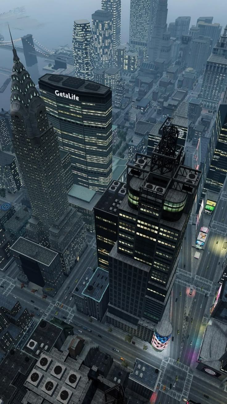 736x1308 Liberty City Grand Theft Auto 4 ( IV ) GTA