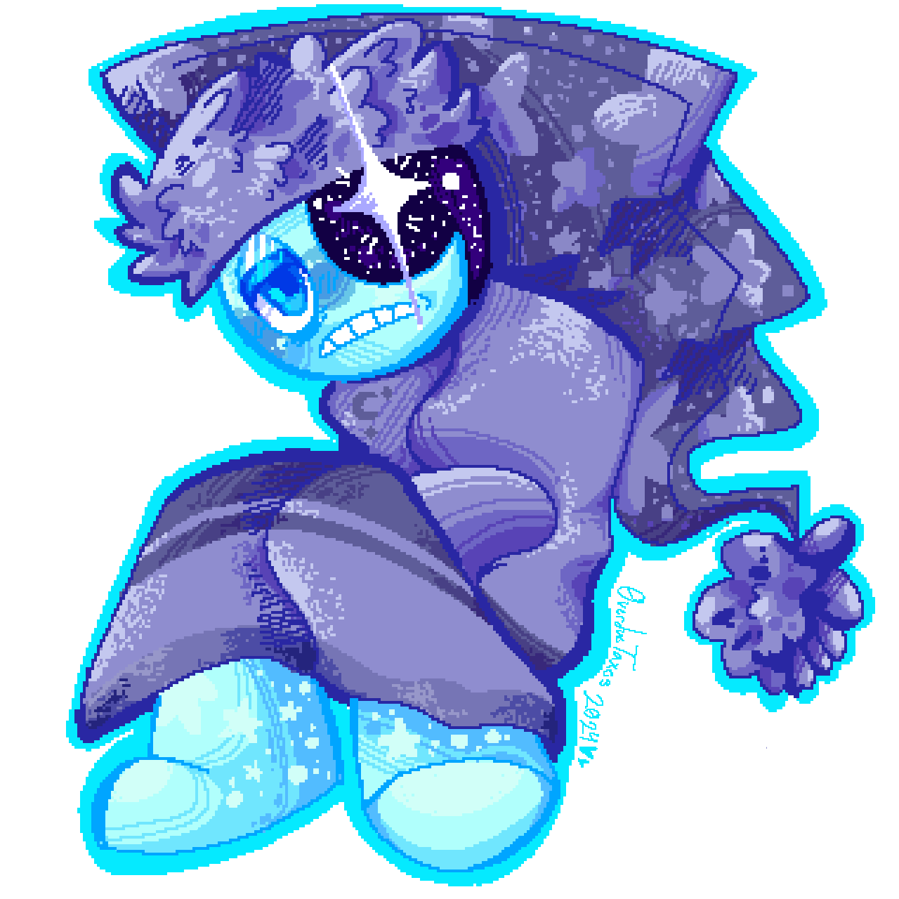 1280x1280 Hello Dandy's world Reddit, first time posting my art here, have a Pixel Chibi of Astro (with my design headcanons applied) For now