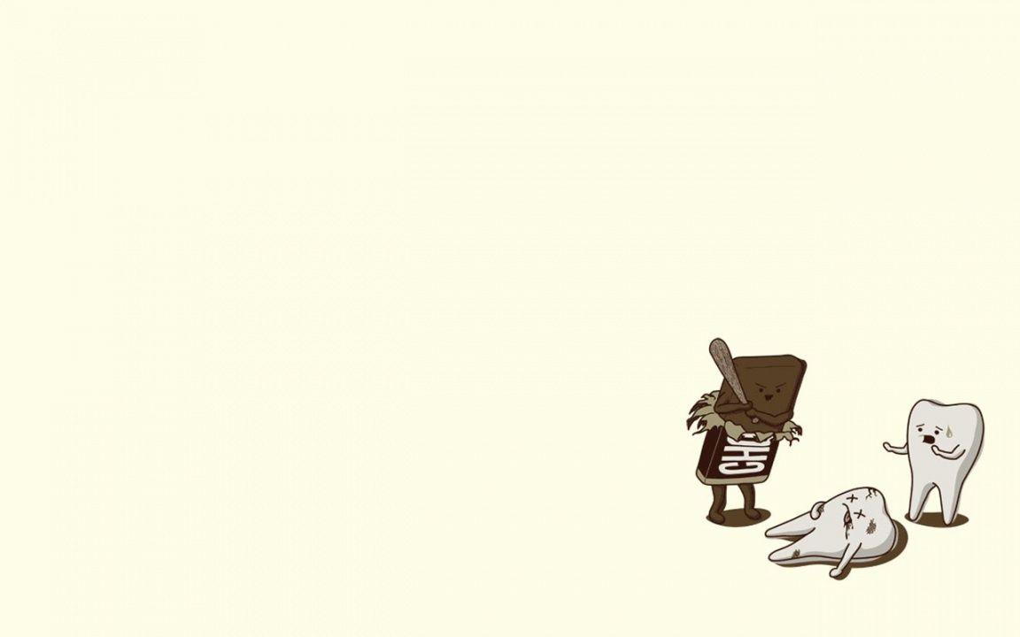 1152x720 Free download Chocolate With Funny Teeth Wallpaper 1152x720 66829