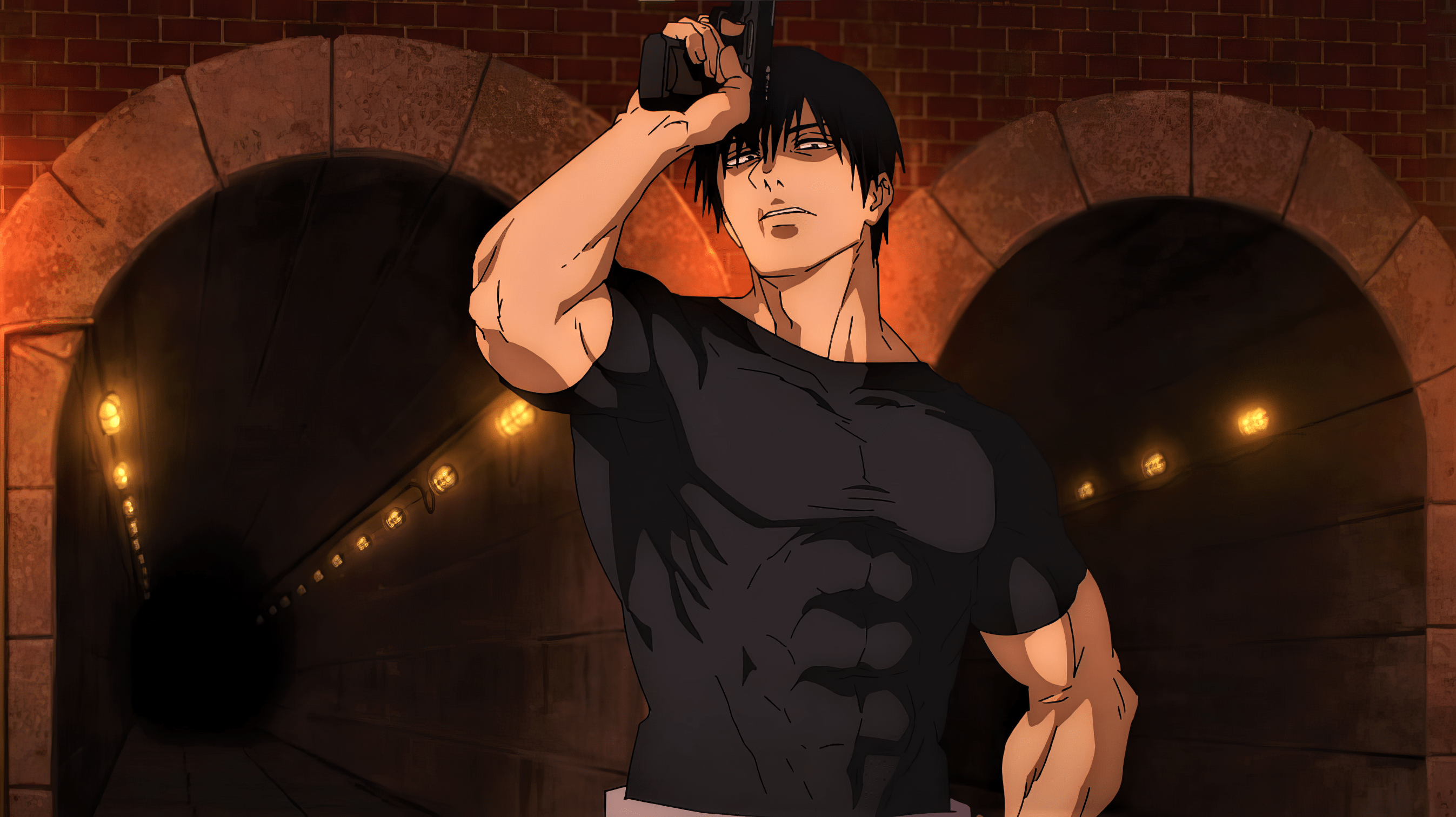 2694x1513 HD Wallpaper Fushiguro from Jujutsu Kaisenx1513