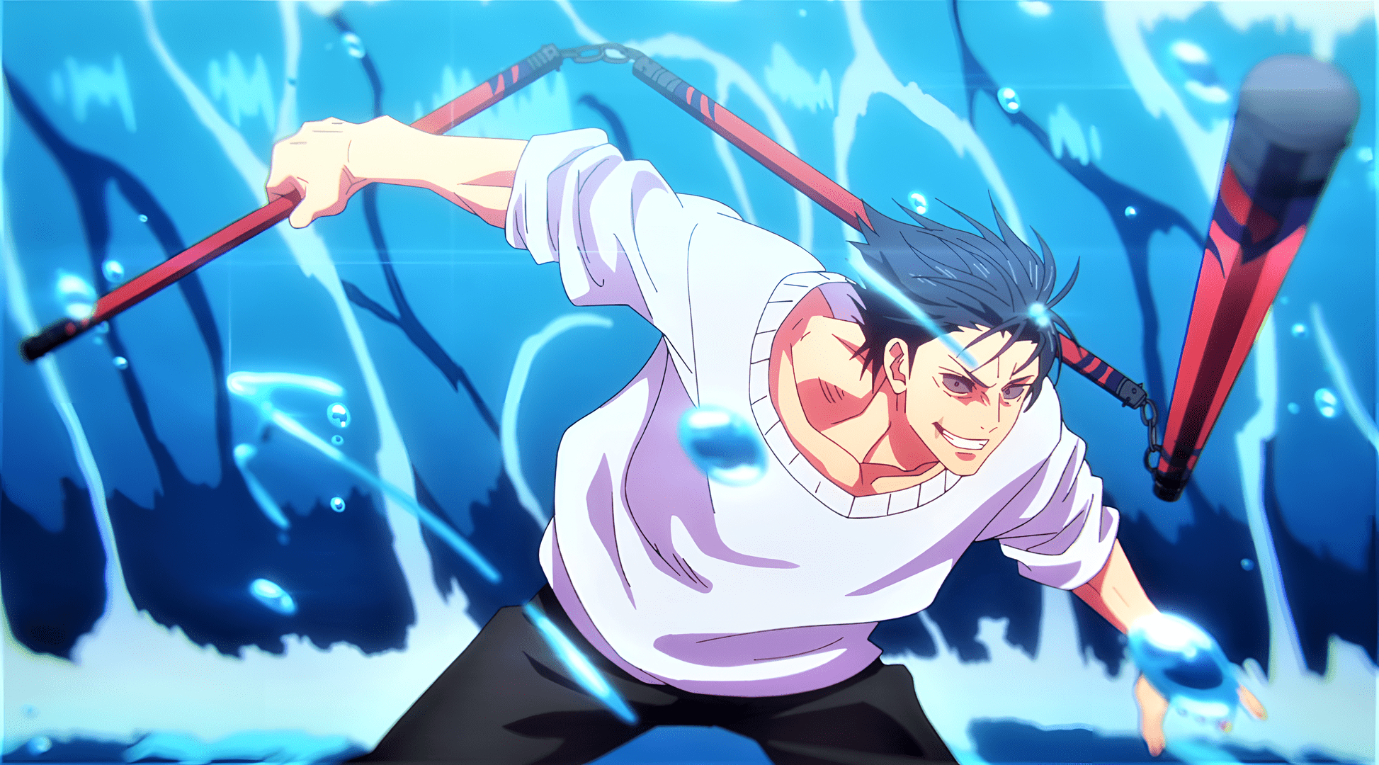 1947x1080 Toji Fushiguro HD Wallpaper from Jujutsu Kaisenx1080