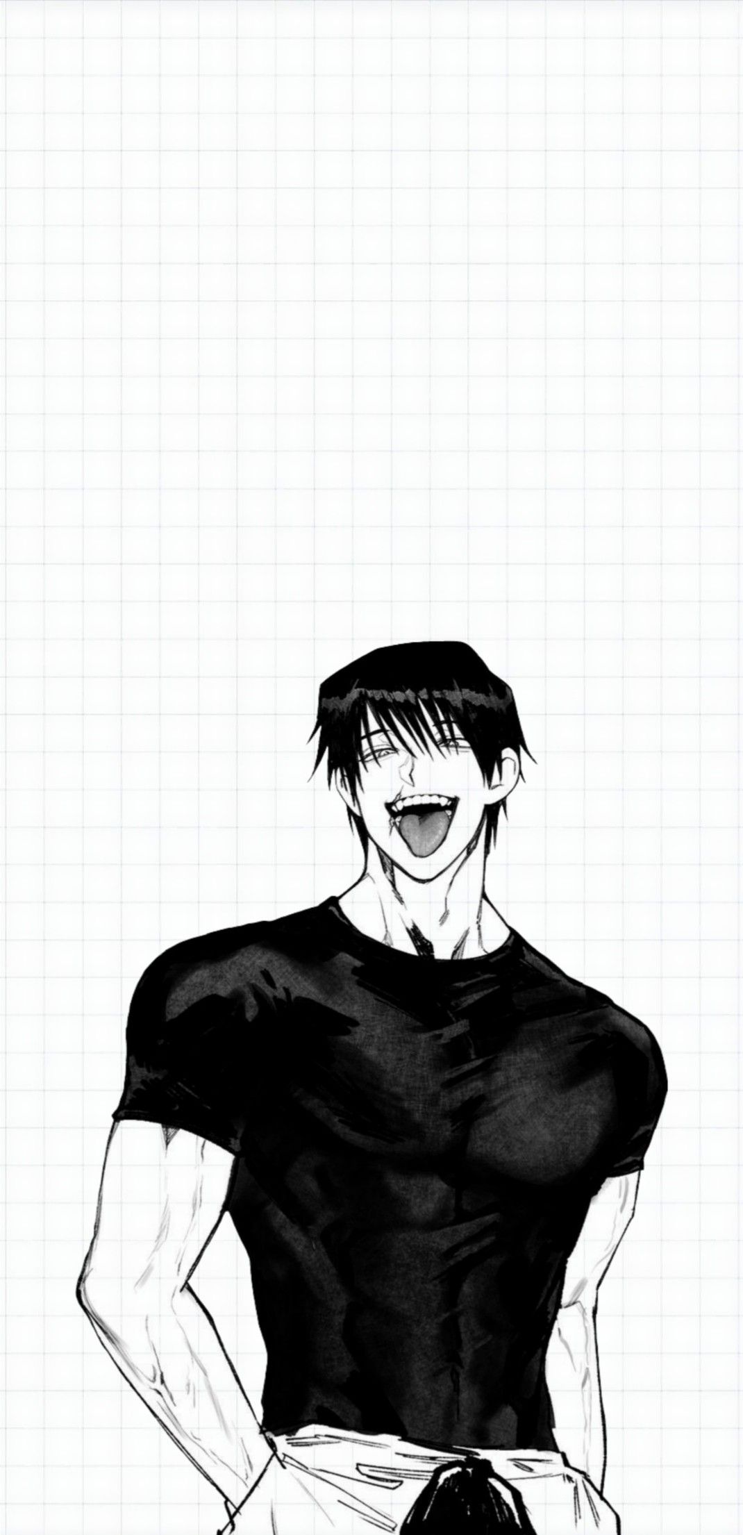 1070x2210 Jujutsu Kaisen Toji Wallpaper