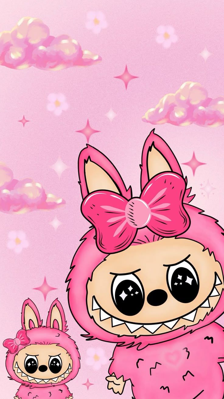 736x1308 Cute Pink Labubu