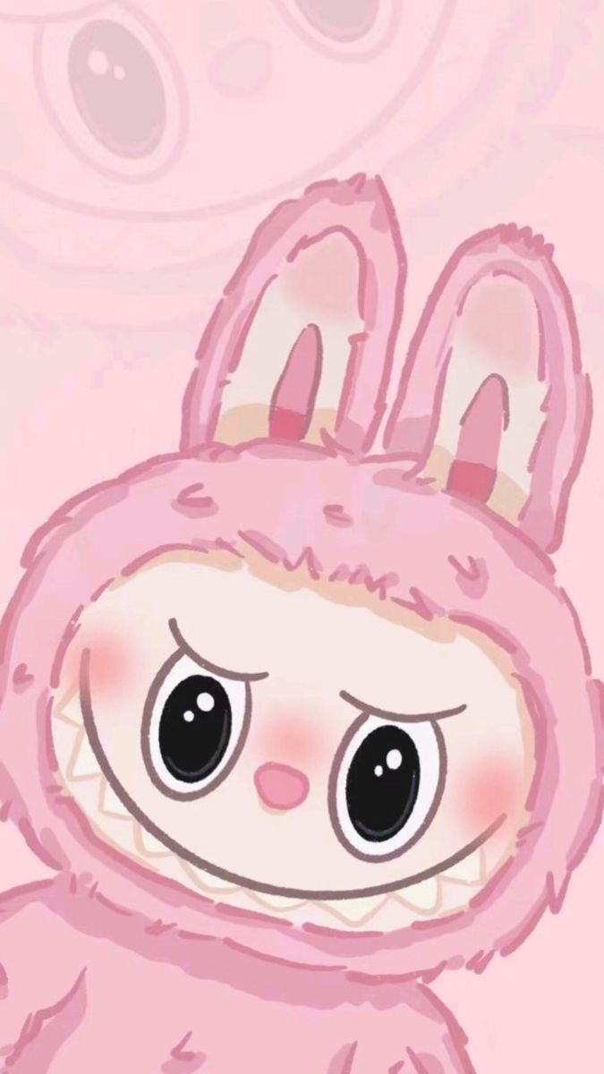 675x1200 Labubu pink. Cute cartoon wallpaper, Cute drawings, Cartoon wallpaper