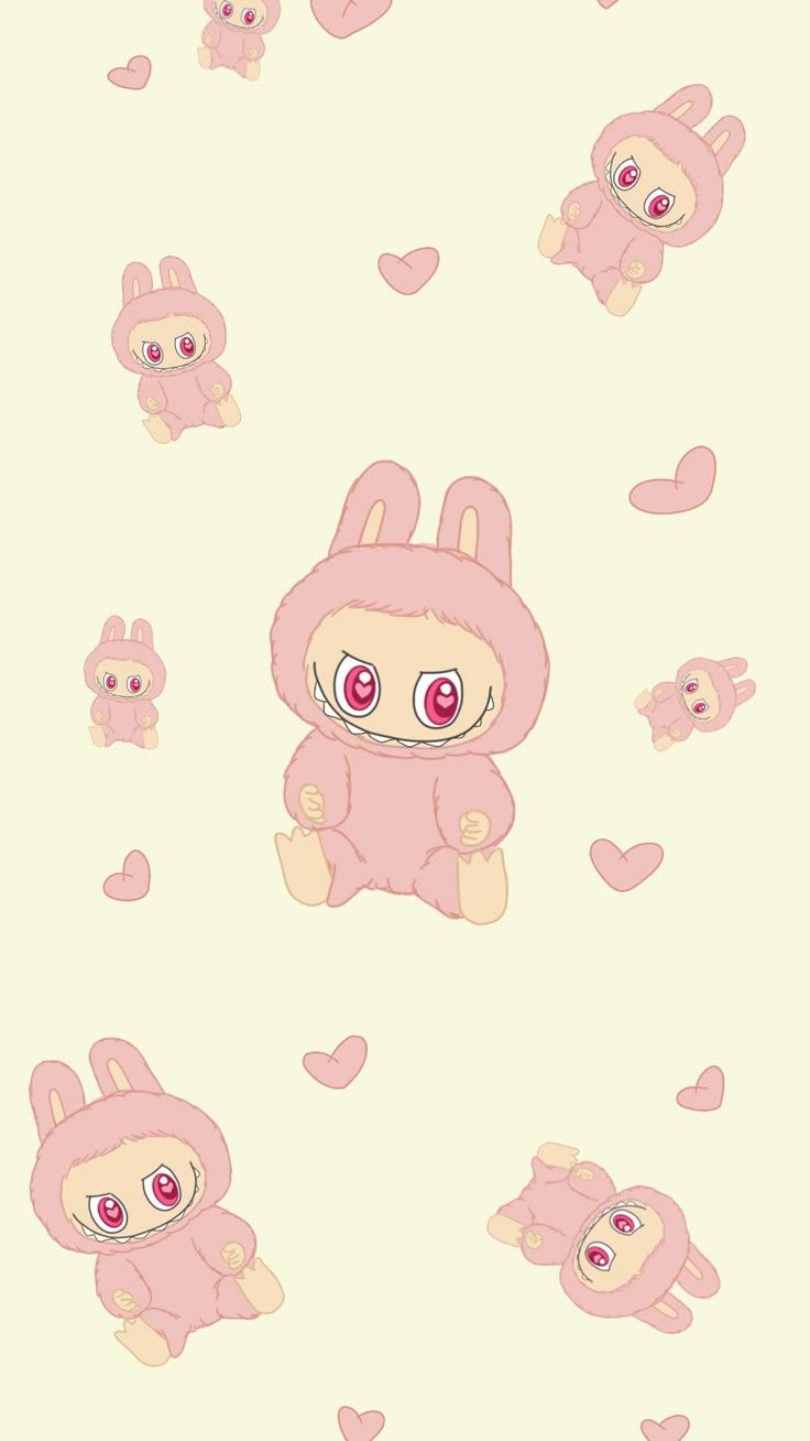 736x1308 Labubu pink
