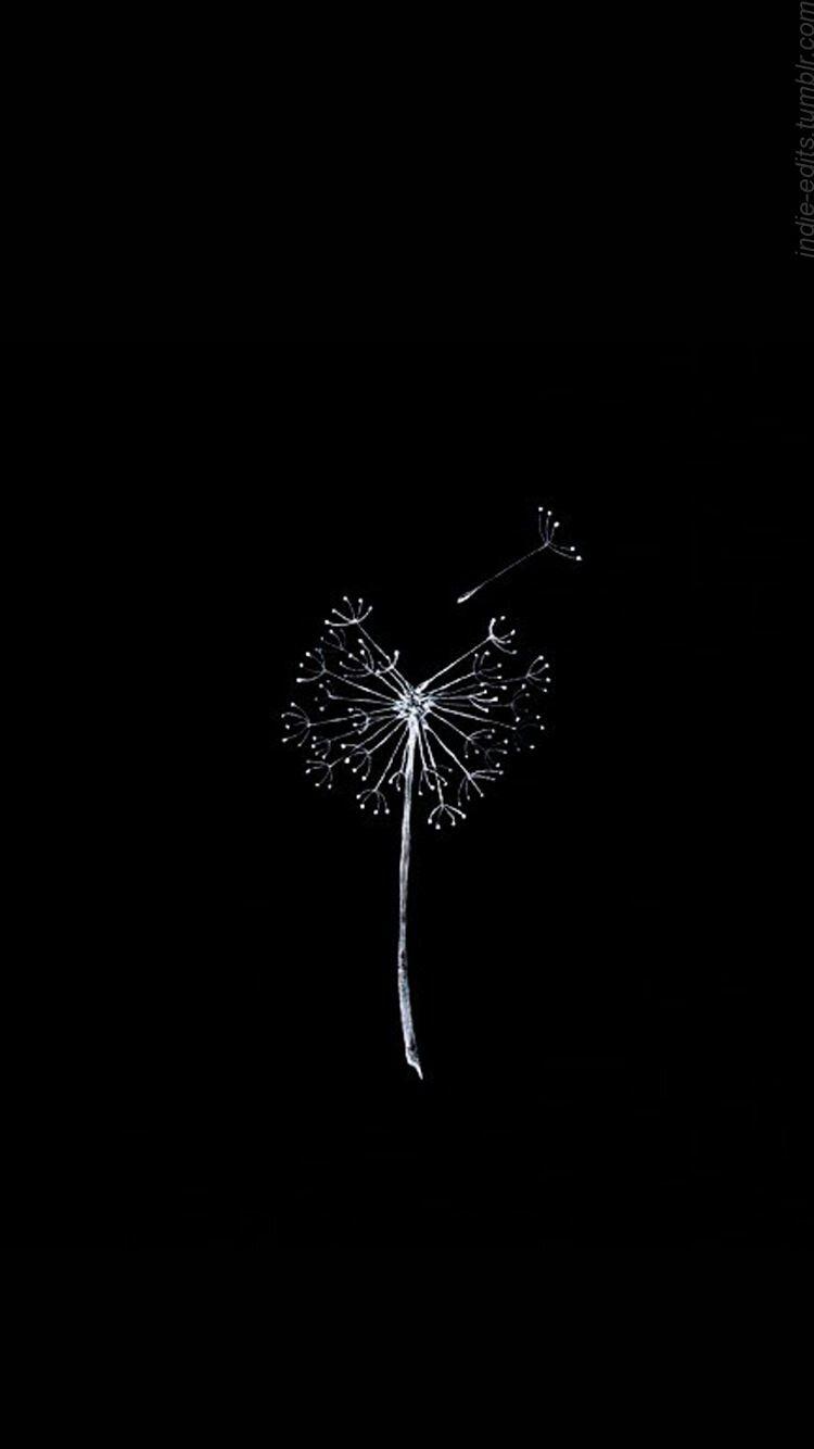 750x1334 Simple Aesthetic Black Wallpaper
