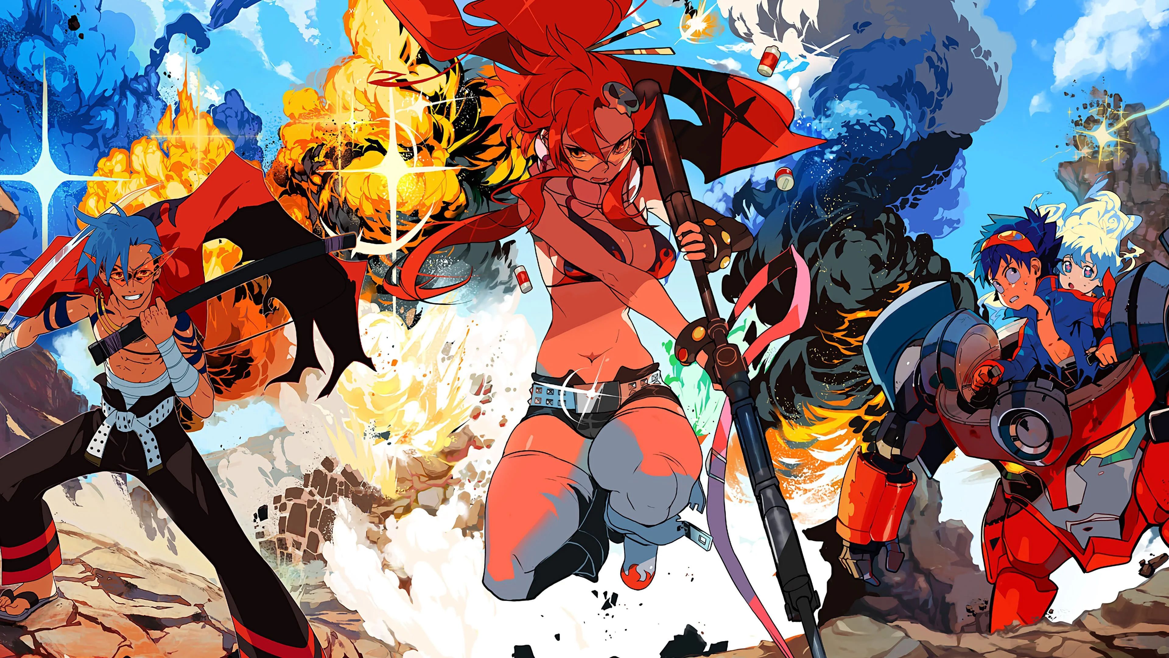 3840x2160 Tengen Toppa Gurren Lagann Wallpaper