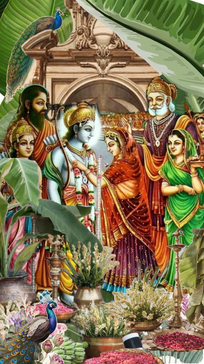 675x1200 Marriage of ram and Sita