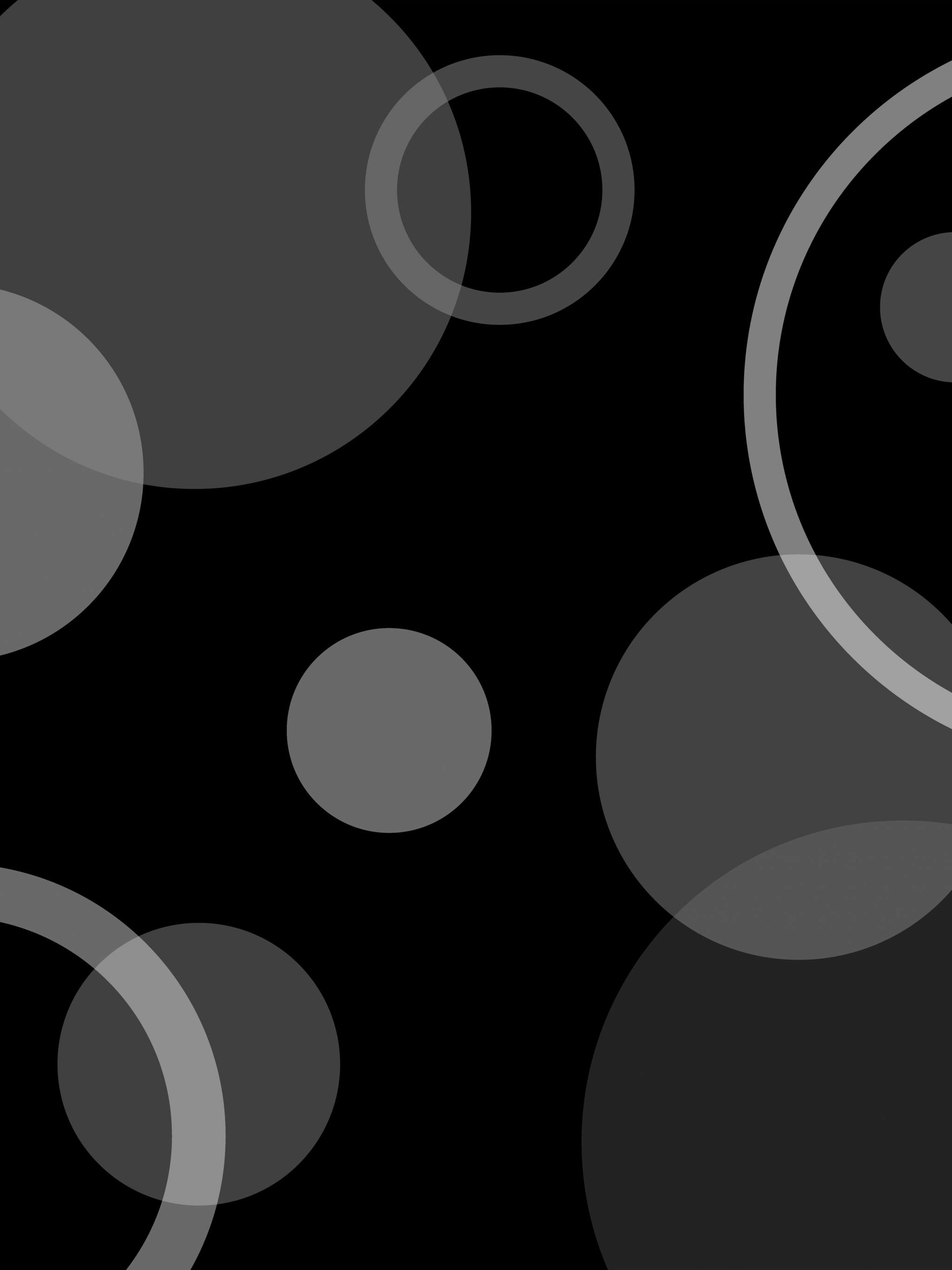 2048x2732 Free download Black and White Circles Background Clip Art