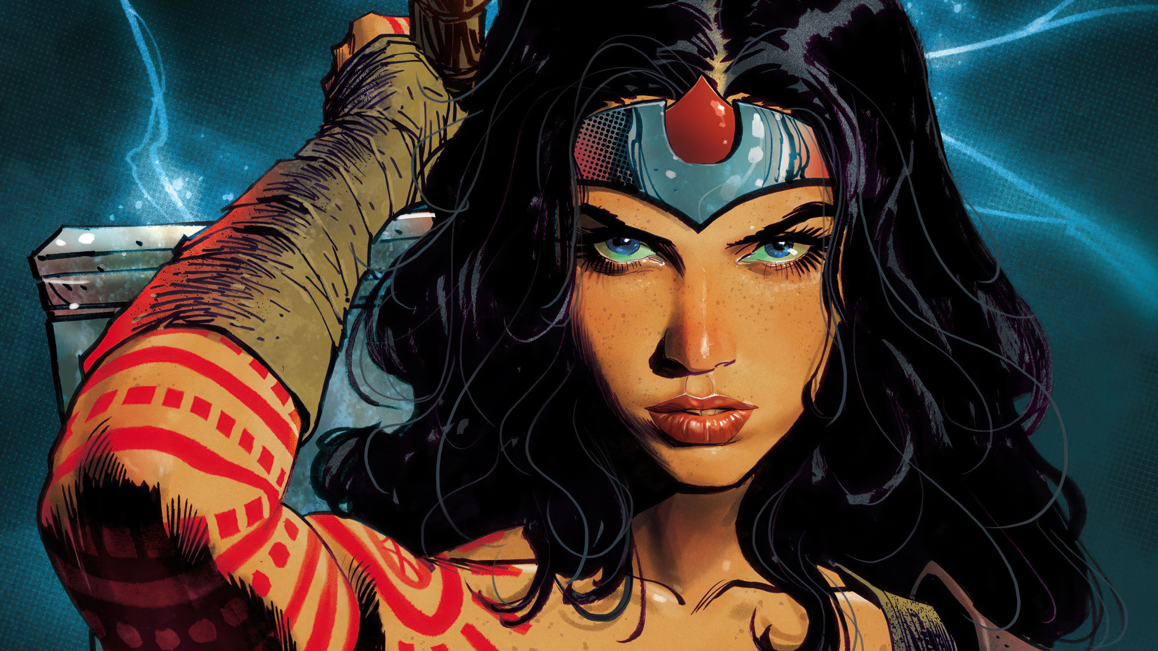 3840x2160 Absolute Wonder Woman Wallpaper 4K HD PC b