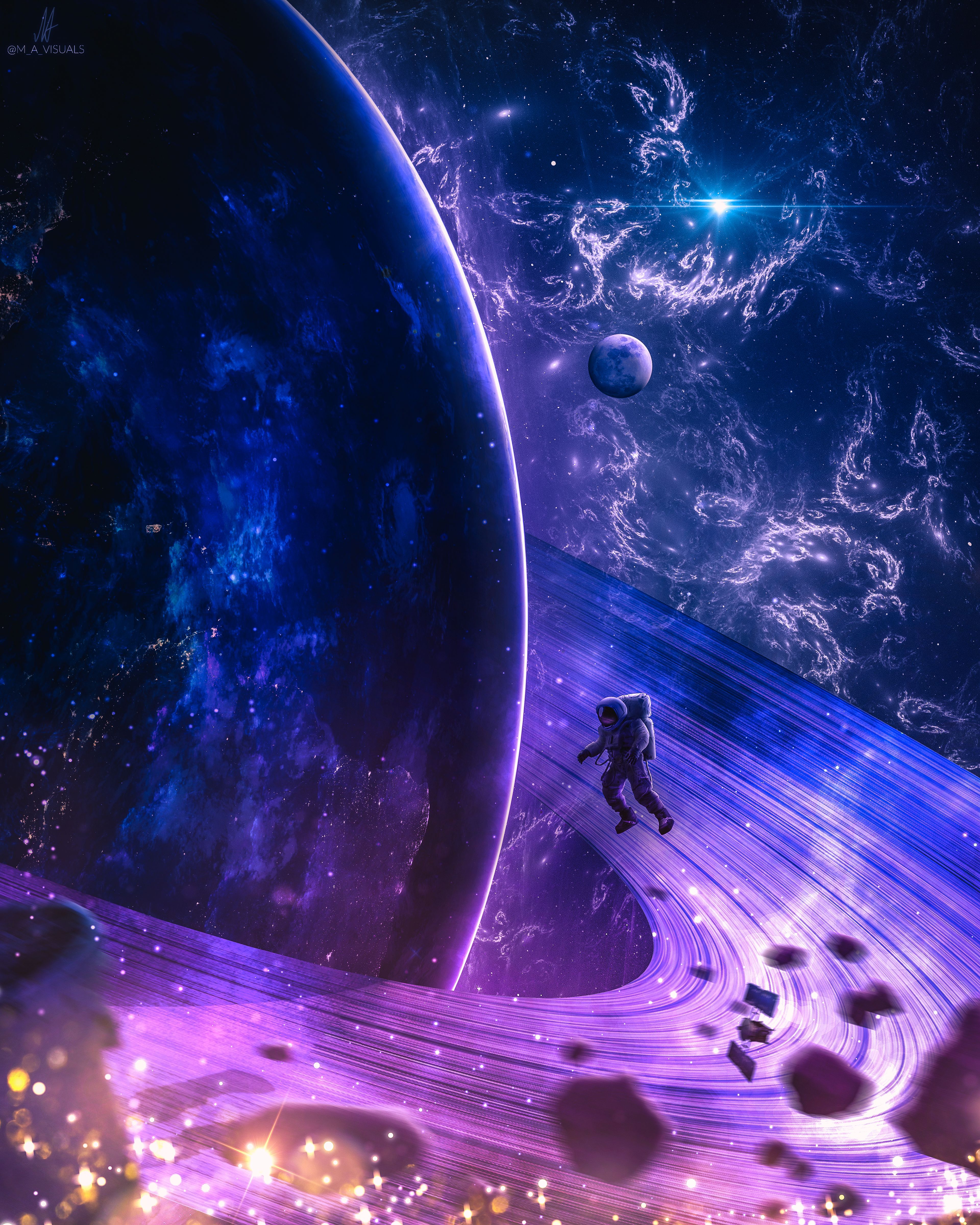 3840x4800 Cool space Wallpaper and Background