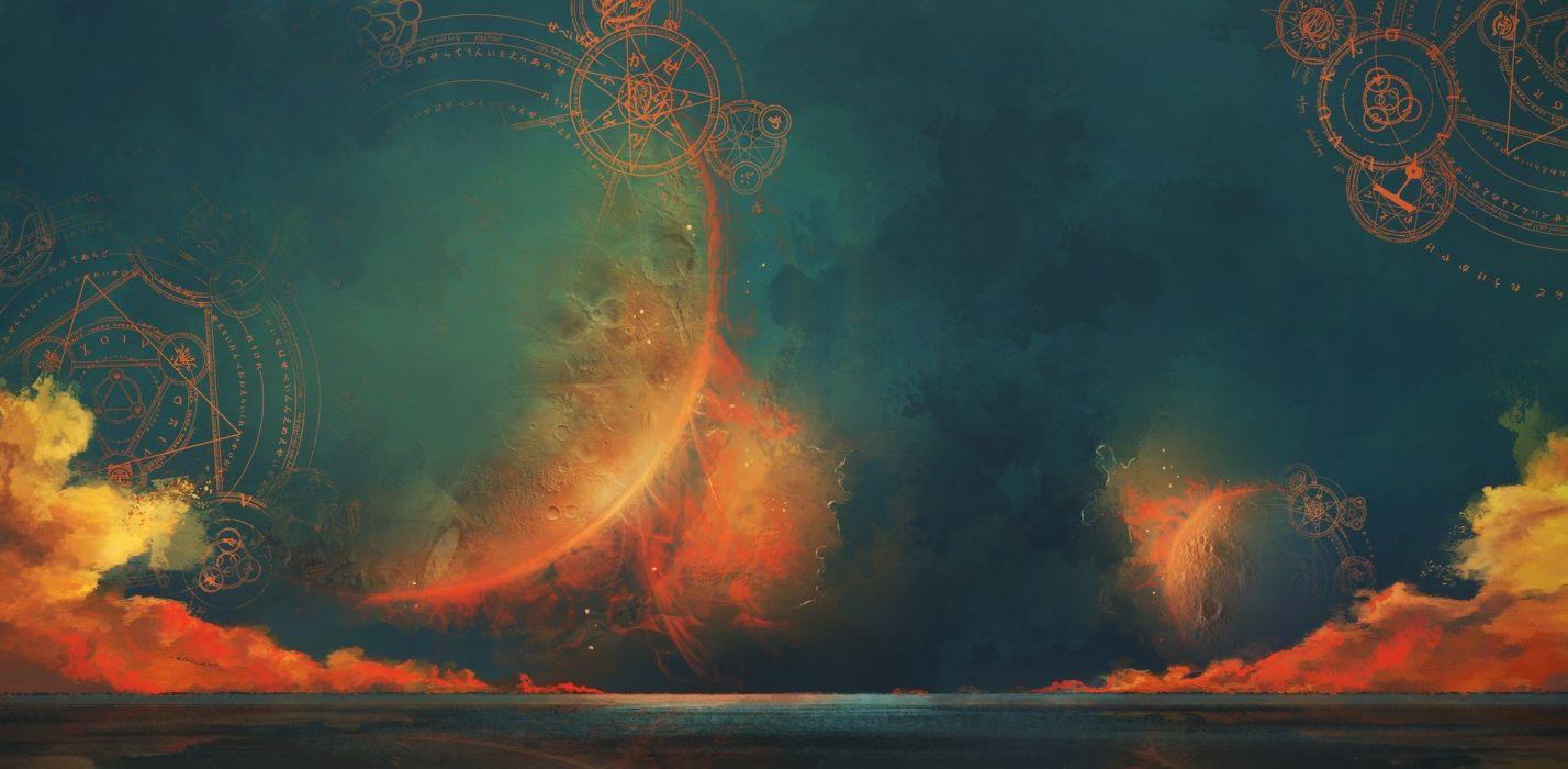 1428x700 Sky magic circle wallpaperx941