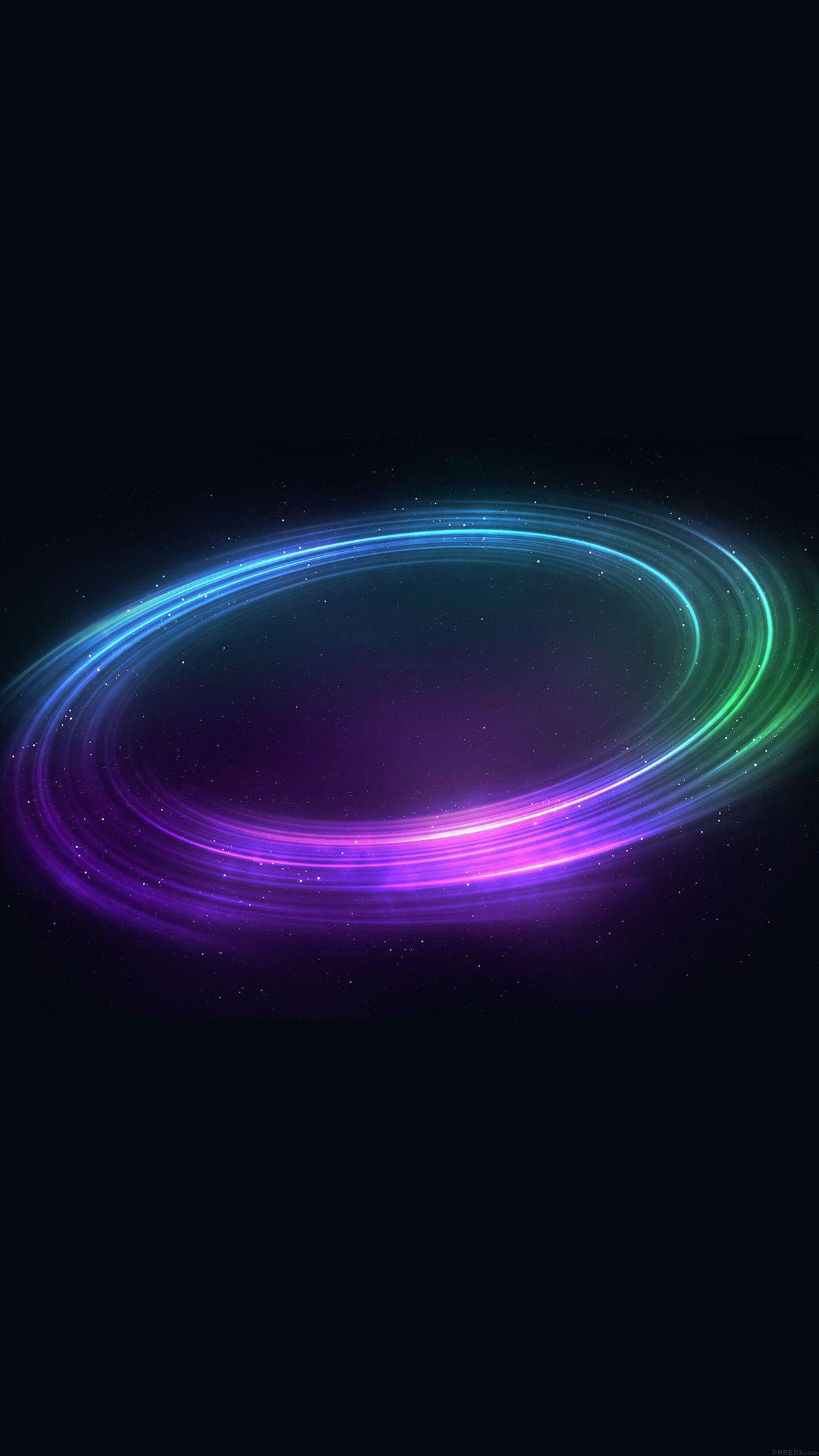1242x2208 Space Magic Circle Color Art Pattern