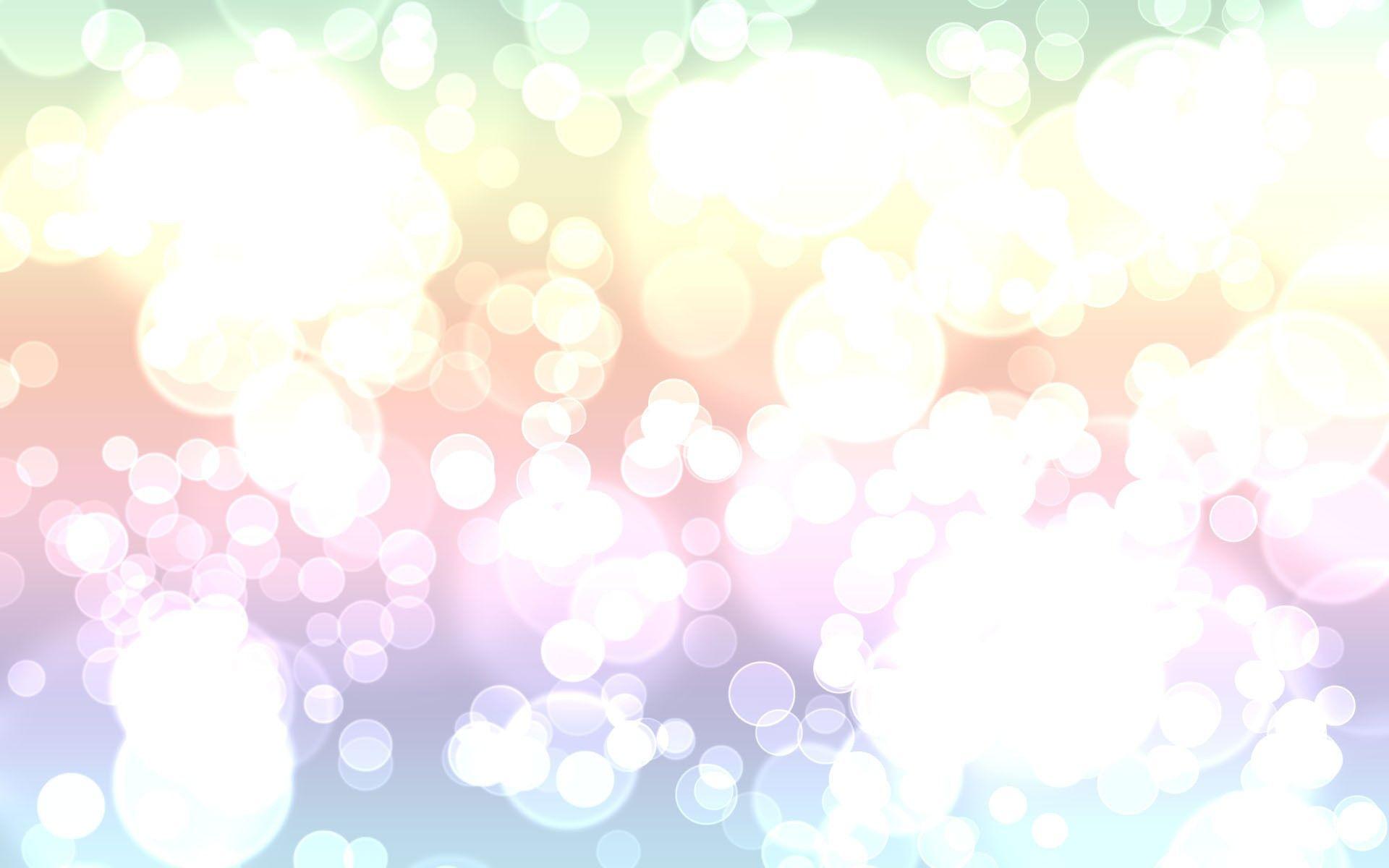 1920x1200 abstract, White, Circles, Bokeh, Colors Wallpaper HD / Desktop