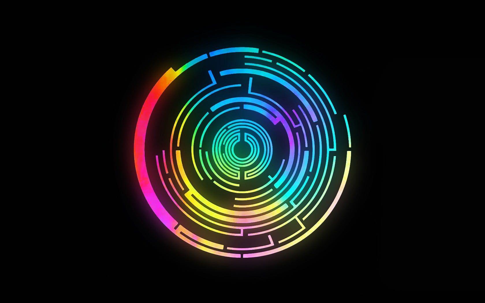 RGB Circle Wallpaper