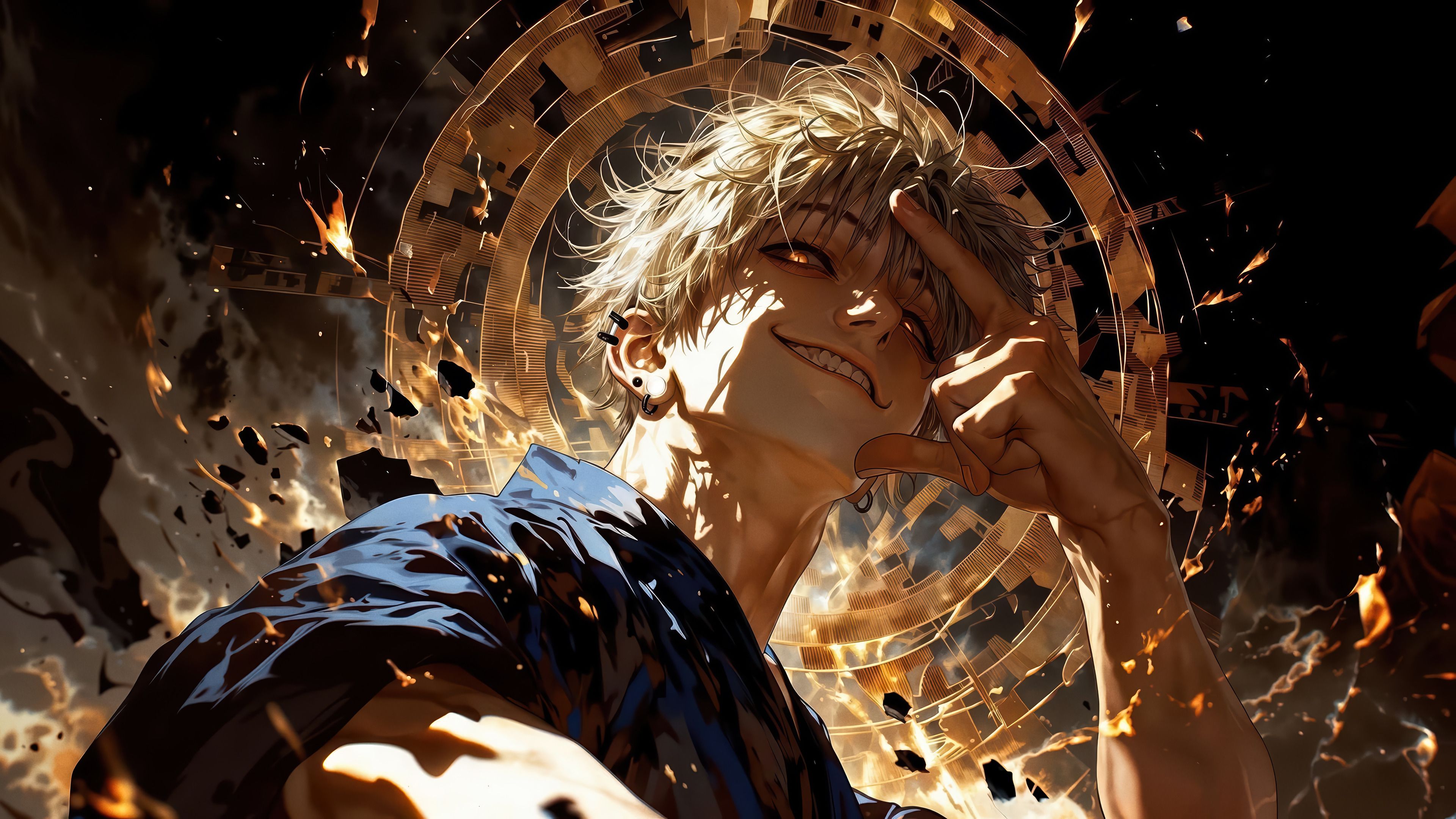 3840x2160 Naoya Zenin JJK Wallpaper 4K HD PC