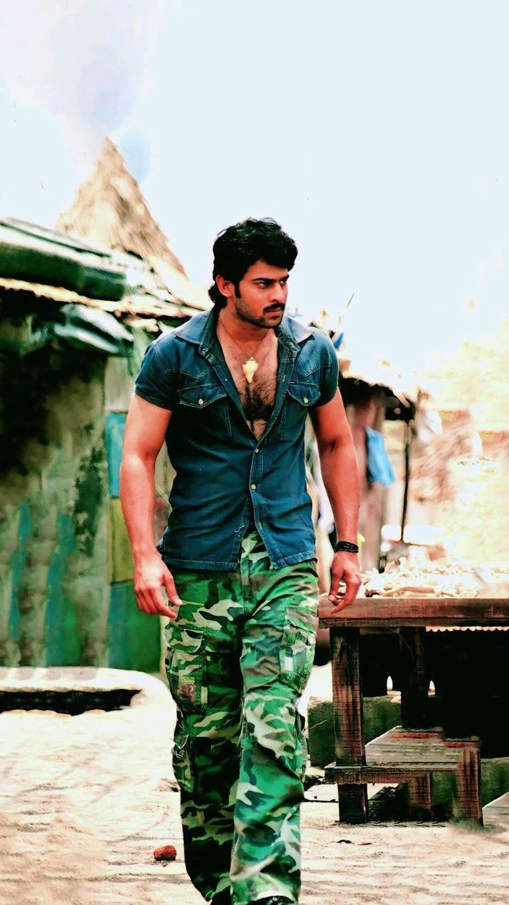 736x1309 Prabhas Chatrapathi stills and wallpaper unseen
