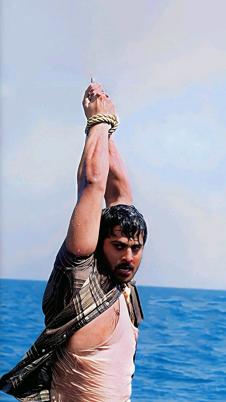 736x1309 Prabhas Chatrapathi stills and wallpaper unseen