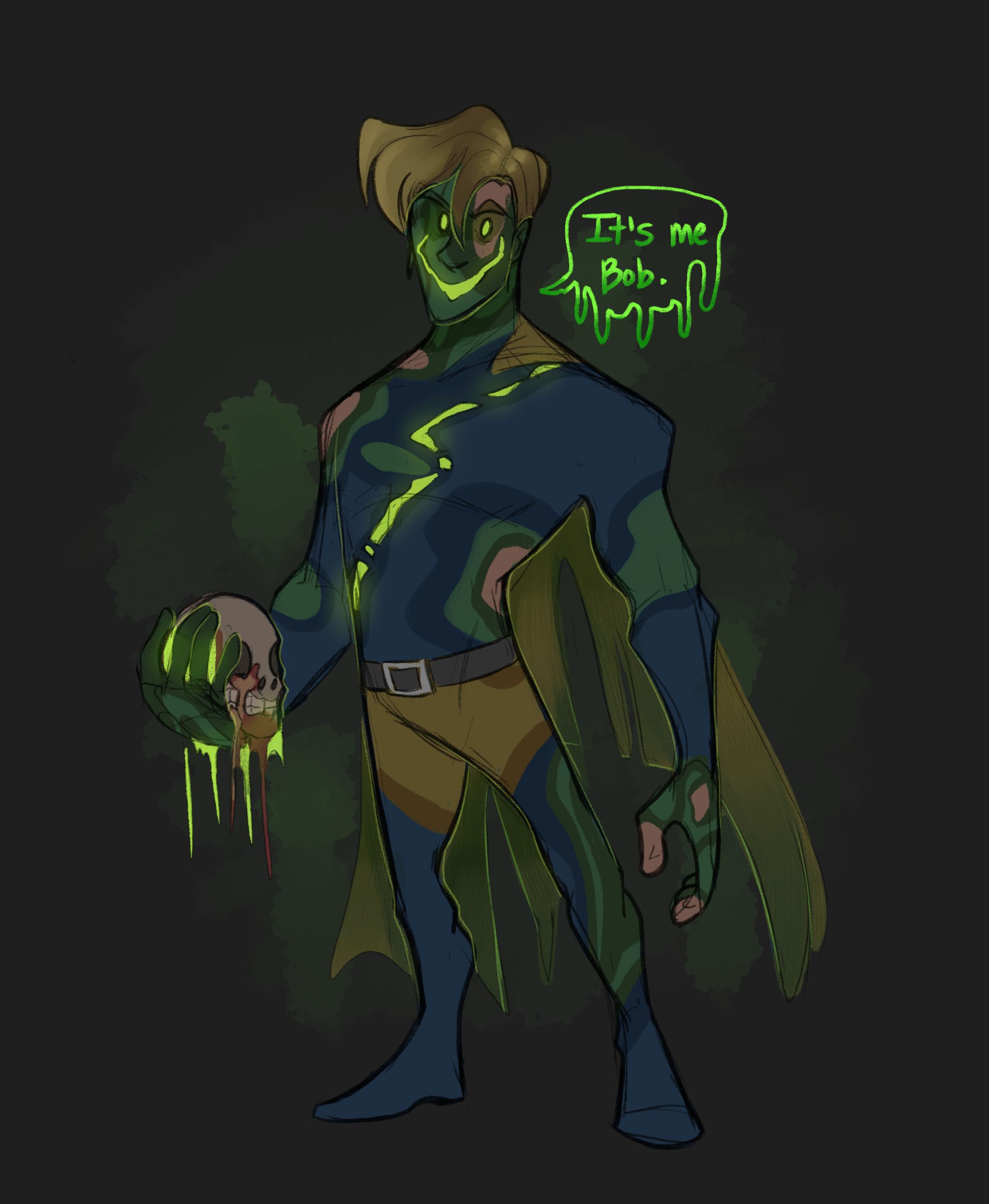 2048x2493 Y'all remember Gamma Jack from Incredibles? If you look at his NSA file, he would be a villain. For the Halloween season, I've