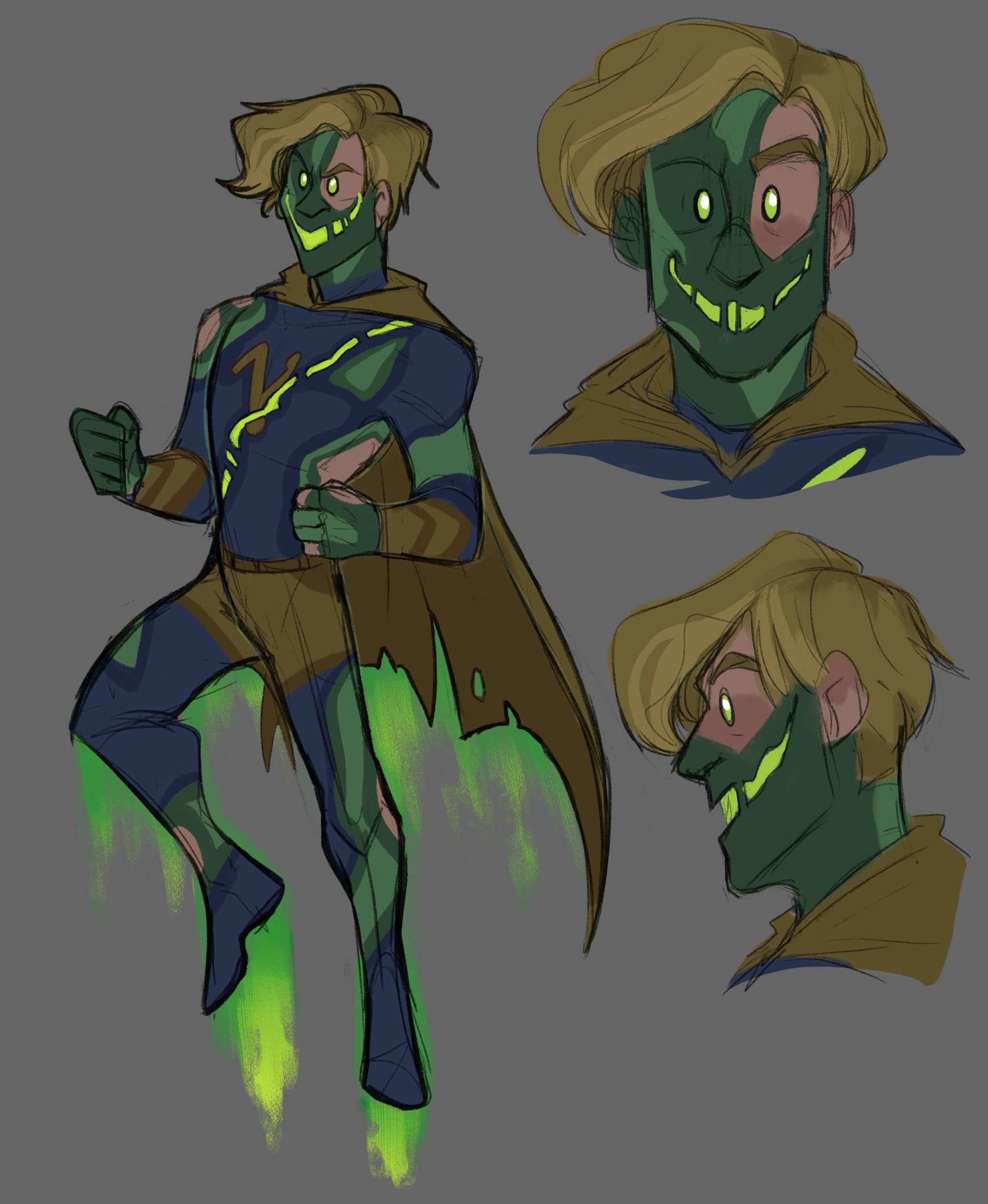 2048x2493 Y'all remember Gamma Jack from Incredibles? If you look at his NSA file, he would be a villain. For the Halloween season, I've