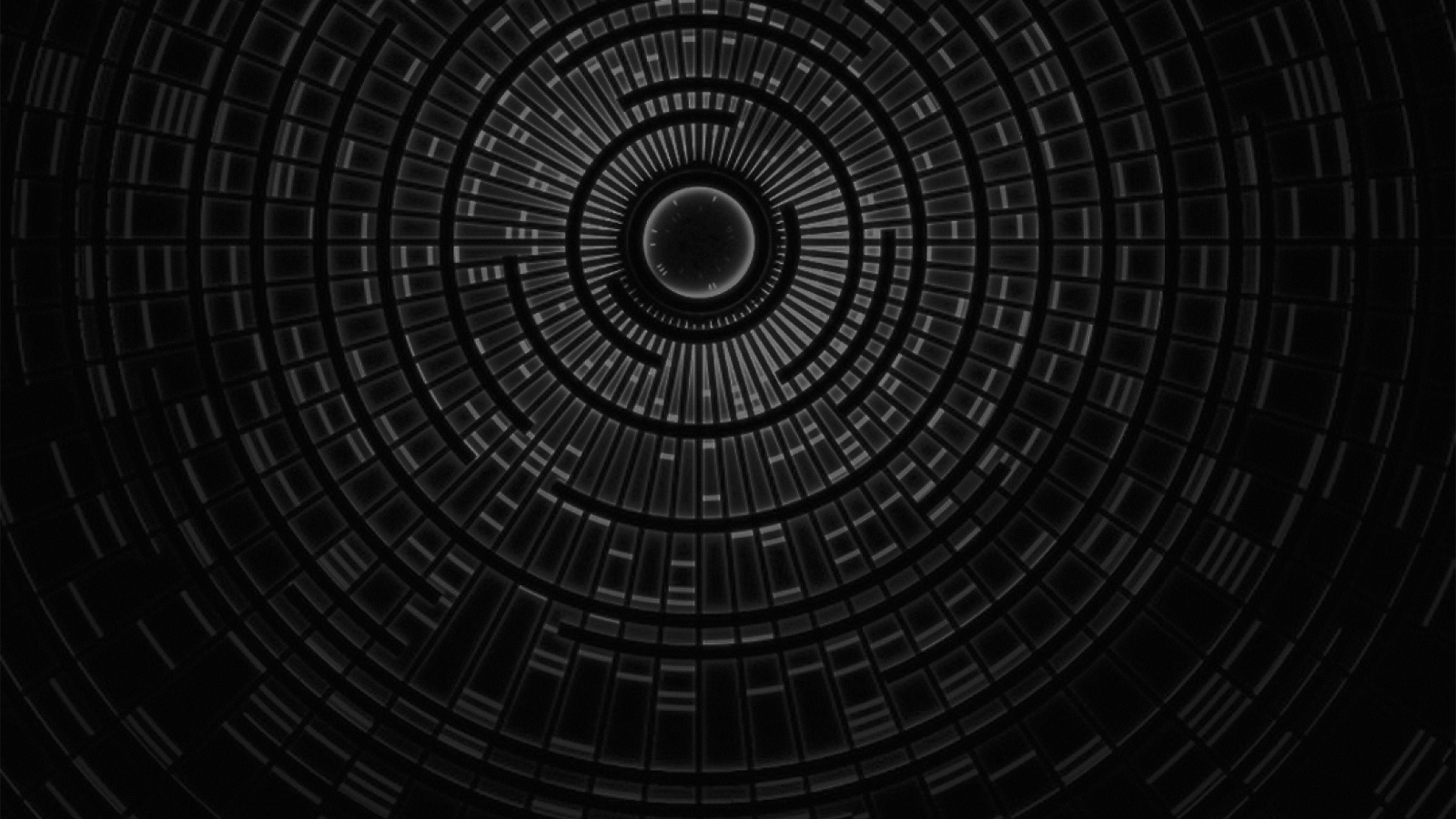 3840x2160 Black Abstract Wallpaper 4k