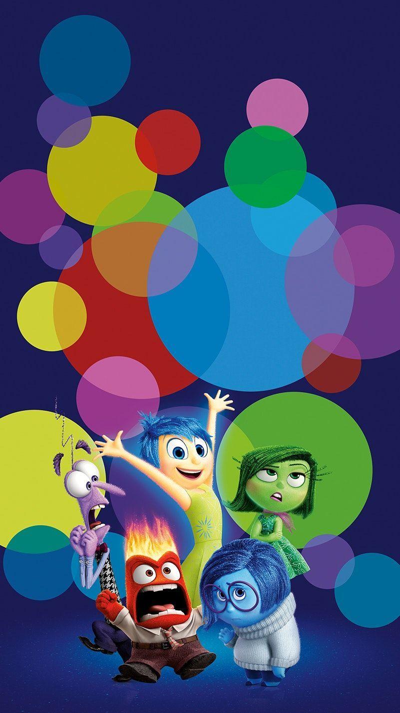 801x1426 Inside Out (2015) Phone Wallpaper. Disney wallpaper, Cute