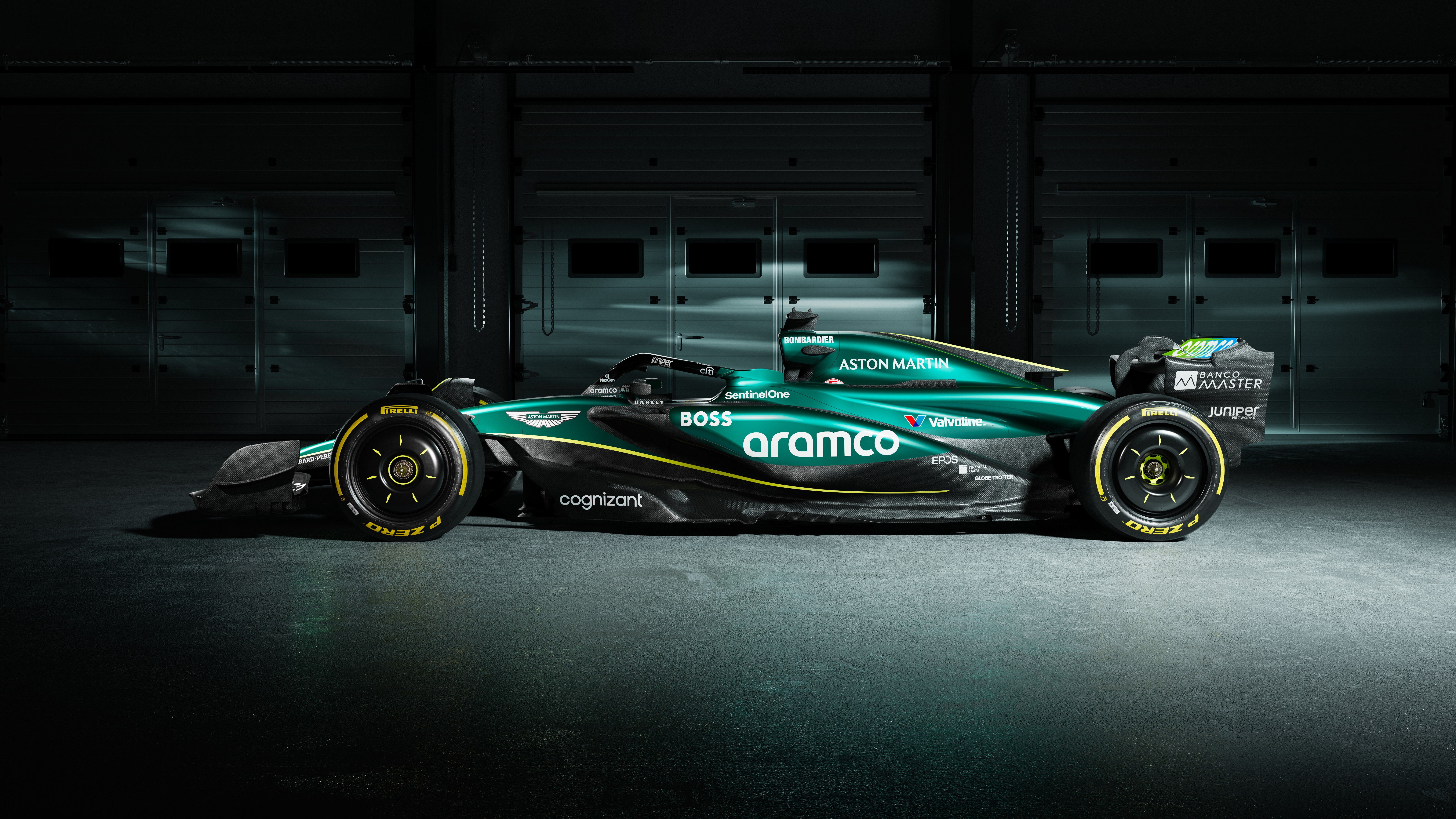 7680x4320 Aston Martin AMR24 F1 Car Launch Photo