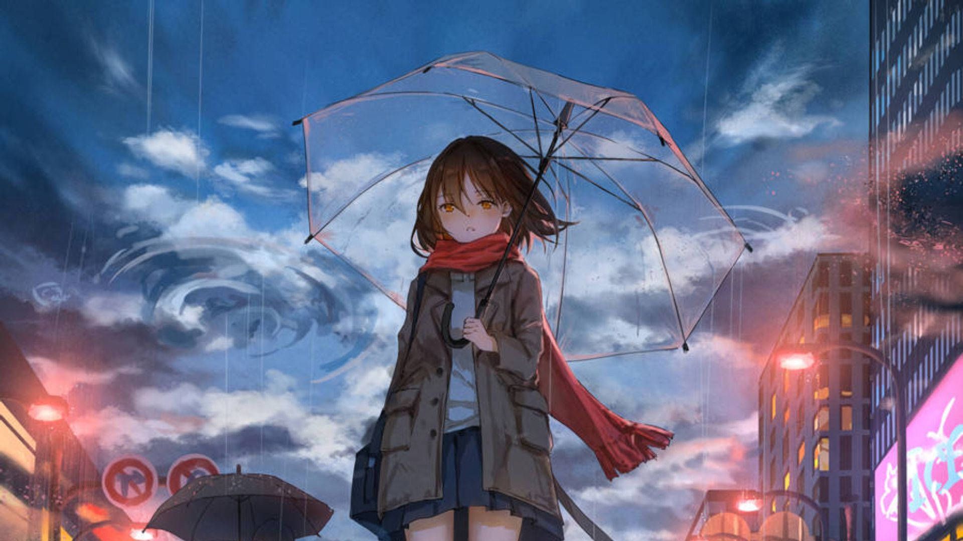 1920x1080 Cool Girl Laptop Wallpaper