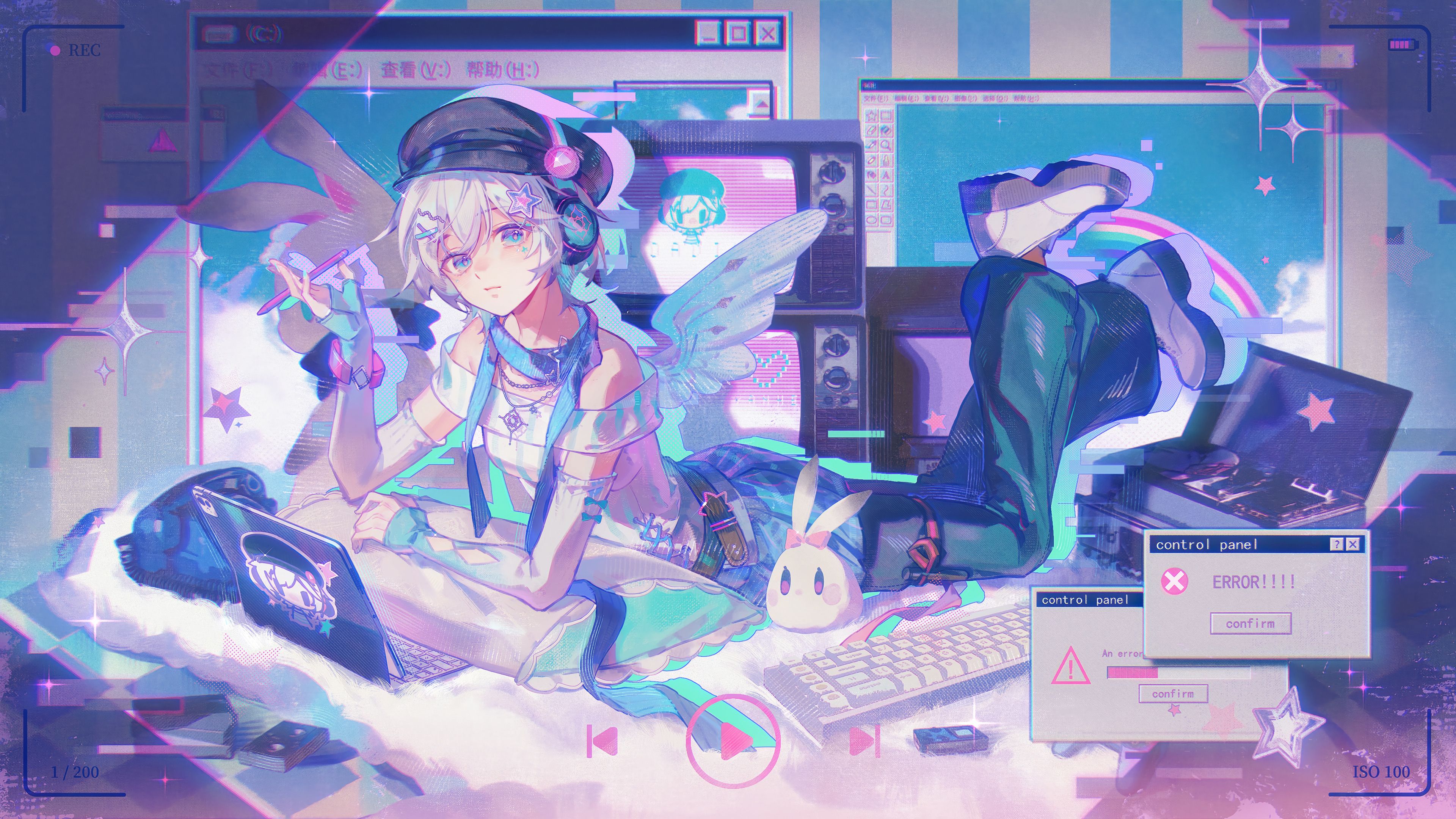 3840x2160 Anime Girl Laptop Wallpaper 4K HD PC h