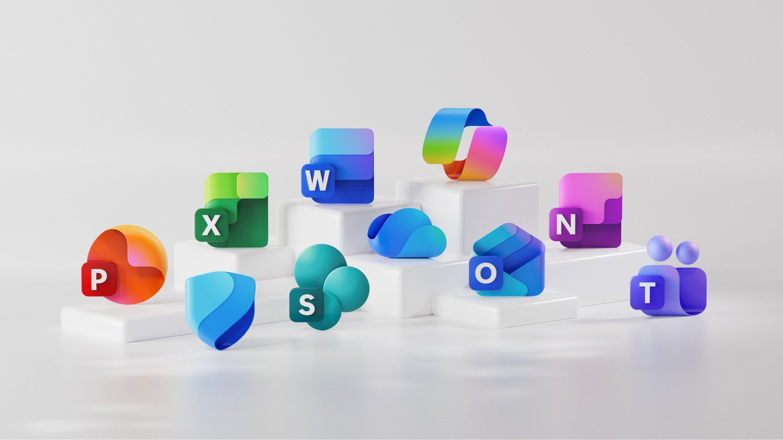 2560x1440 Microsoft 365 Gets Redesigned Icon: Here's Your First Look at the New Logos