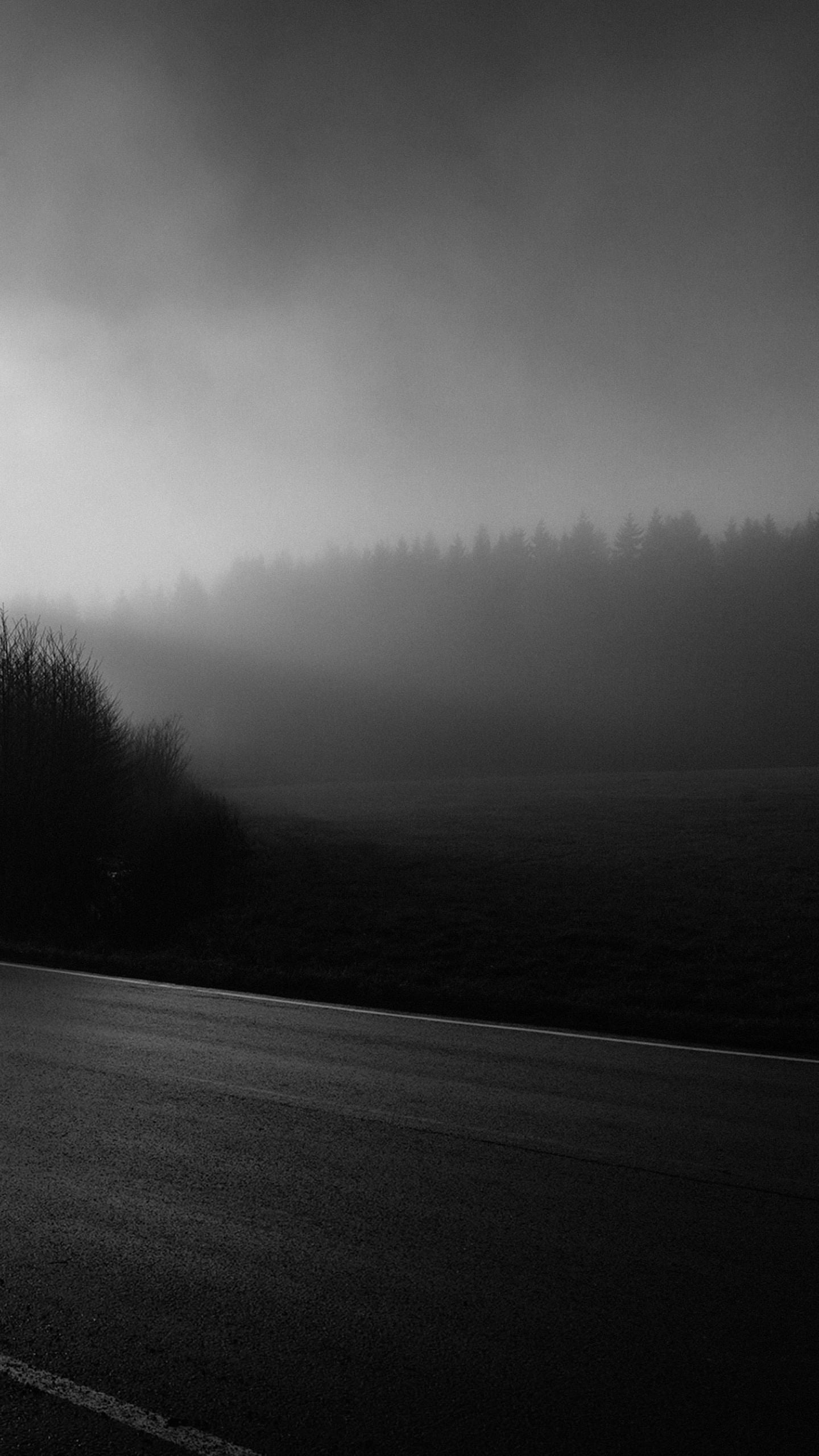 1440x2560 Monochrome landscape. wallpaper.sc SmartPhone