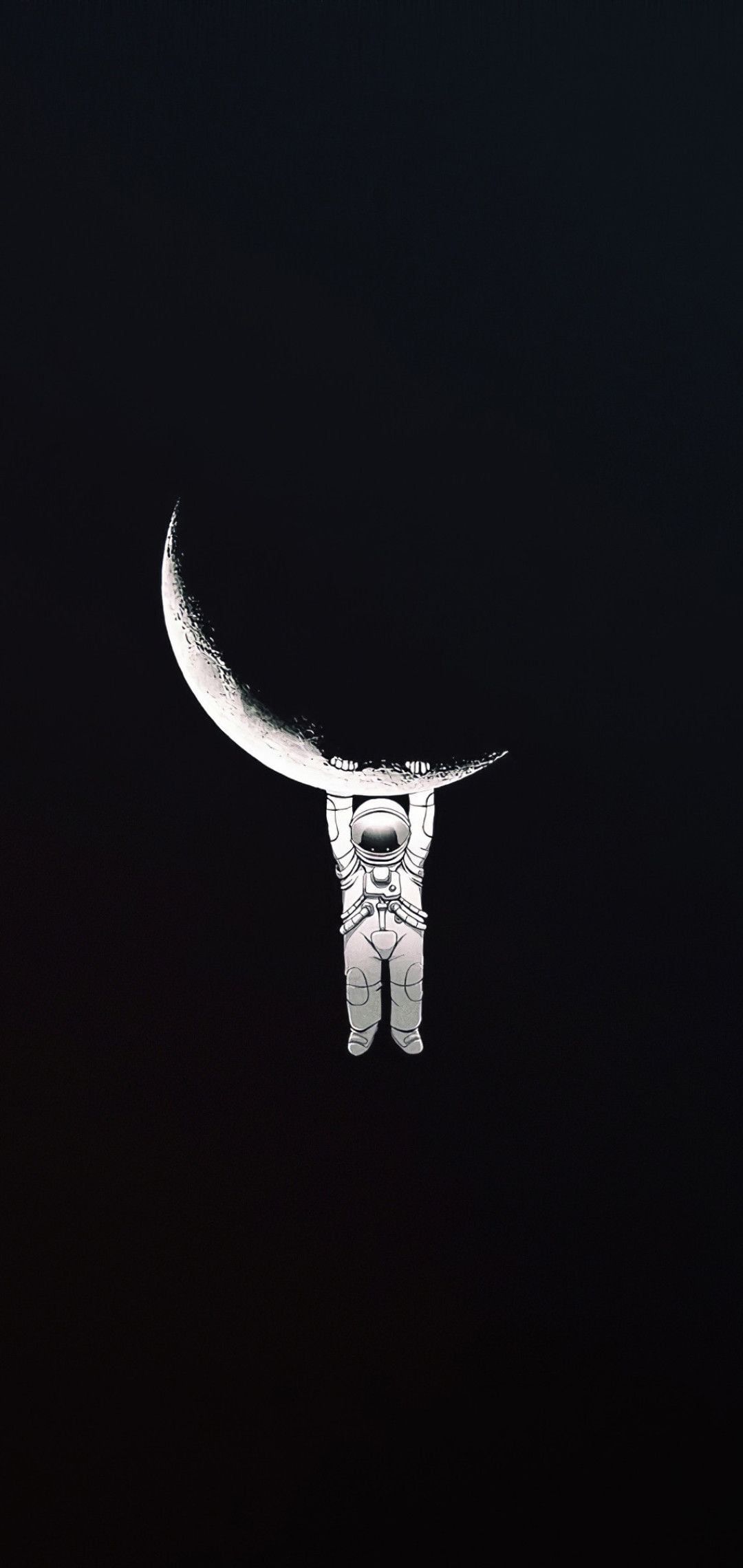 1080x2280 Monochrome HD Mobile Wallpaper