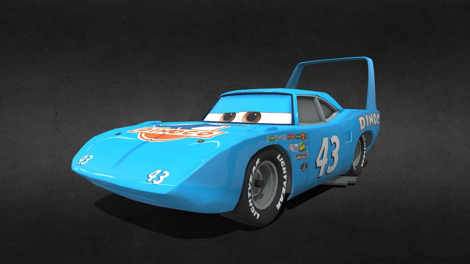1920x1080 Cars 2 The Videogame King Free 3D model by Sonic, Minions and McQueen [4dbb7c5]